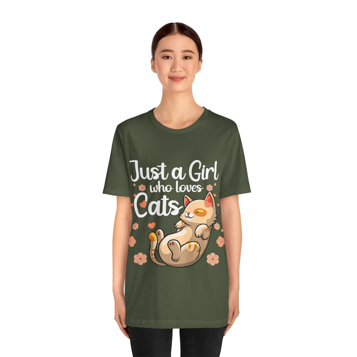 Adorable Cat Graphic Tee, Cute Cat Shirt, Gift for Cat Lovers, Pet Lovers Apparel, Casual Unisex Tee, Fun Animal T-shirt
