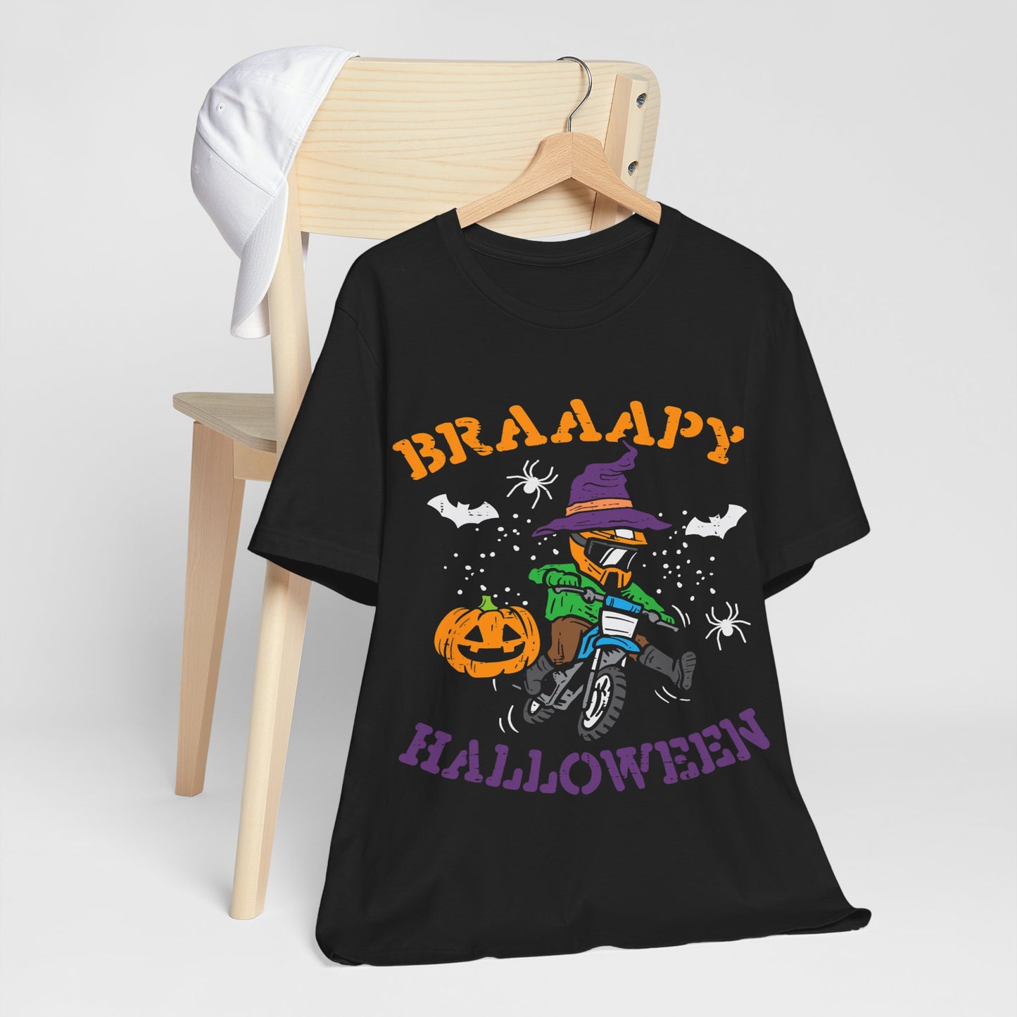 Halloween Themed Unisex Jersey Tee - Spooky Fun for Kids & Adults, Party Shirt, Trick or Treat Wear, October Celebration, Fall Festivities