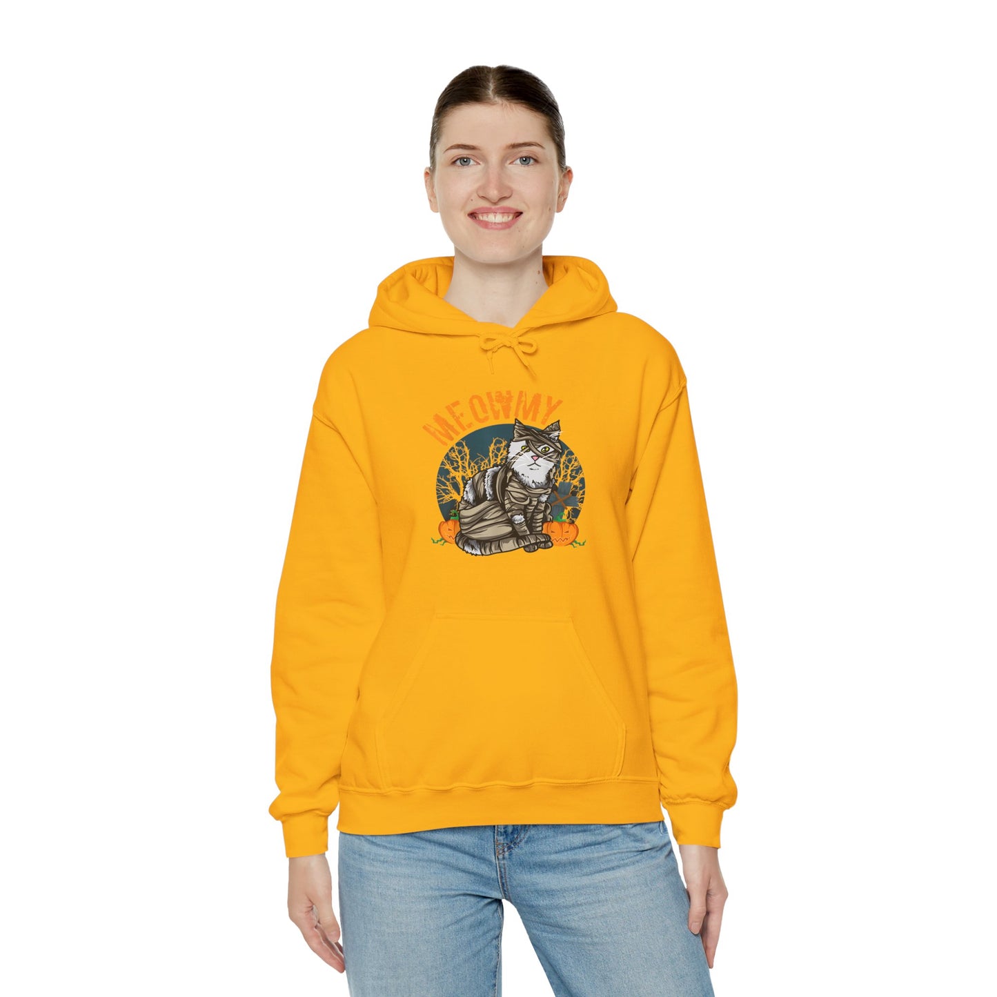 Cozy Cat-Themed Unisex Hoodie - Perfect for Cat Lovers, Fall Fashion, Halloween, Gift Idea, Casual Wear