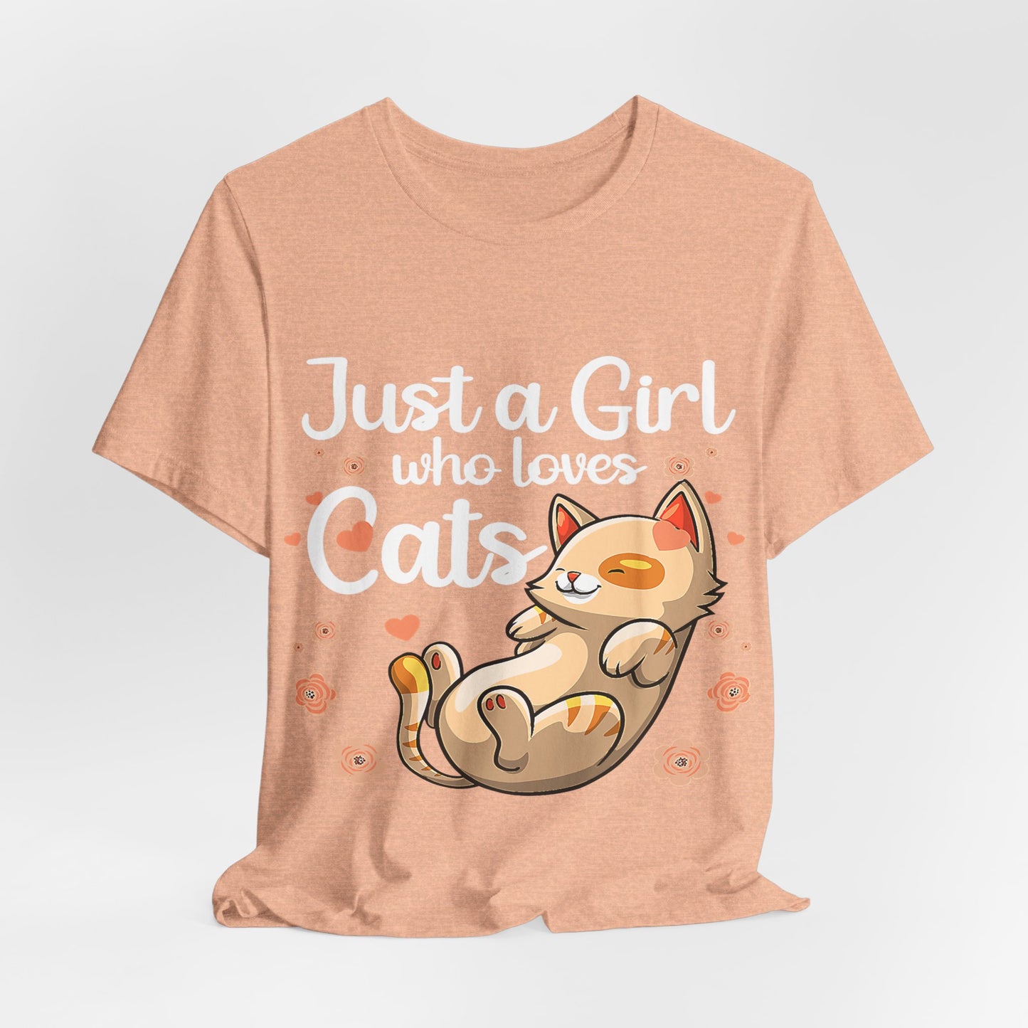 Adorable Cat Graphic Tee, Cute Cat Shirt, Gift for Cat Lovers, Pet Lovers Apparel, Casual Unisex Tee, Fun Animal T-shirt