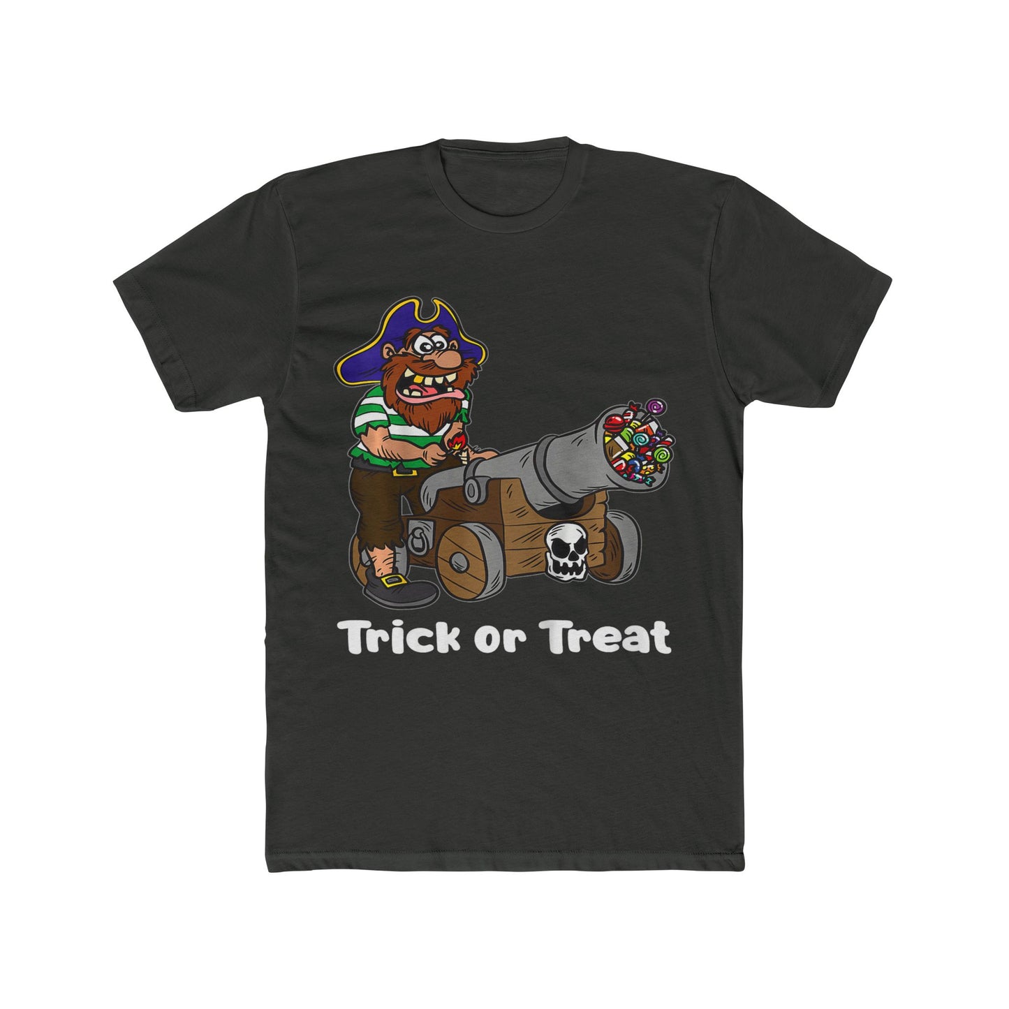 Pirate-Themed Unisex Cotton Crew Tee
