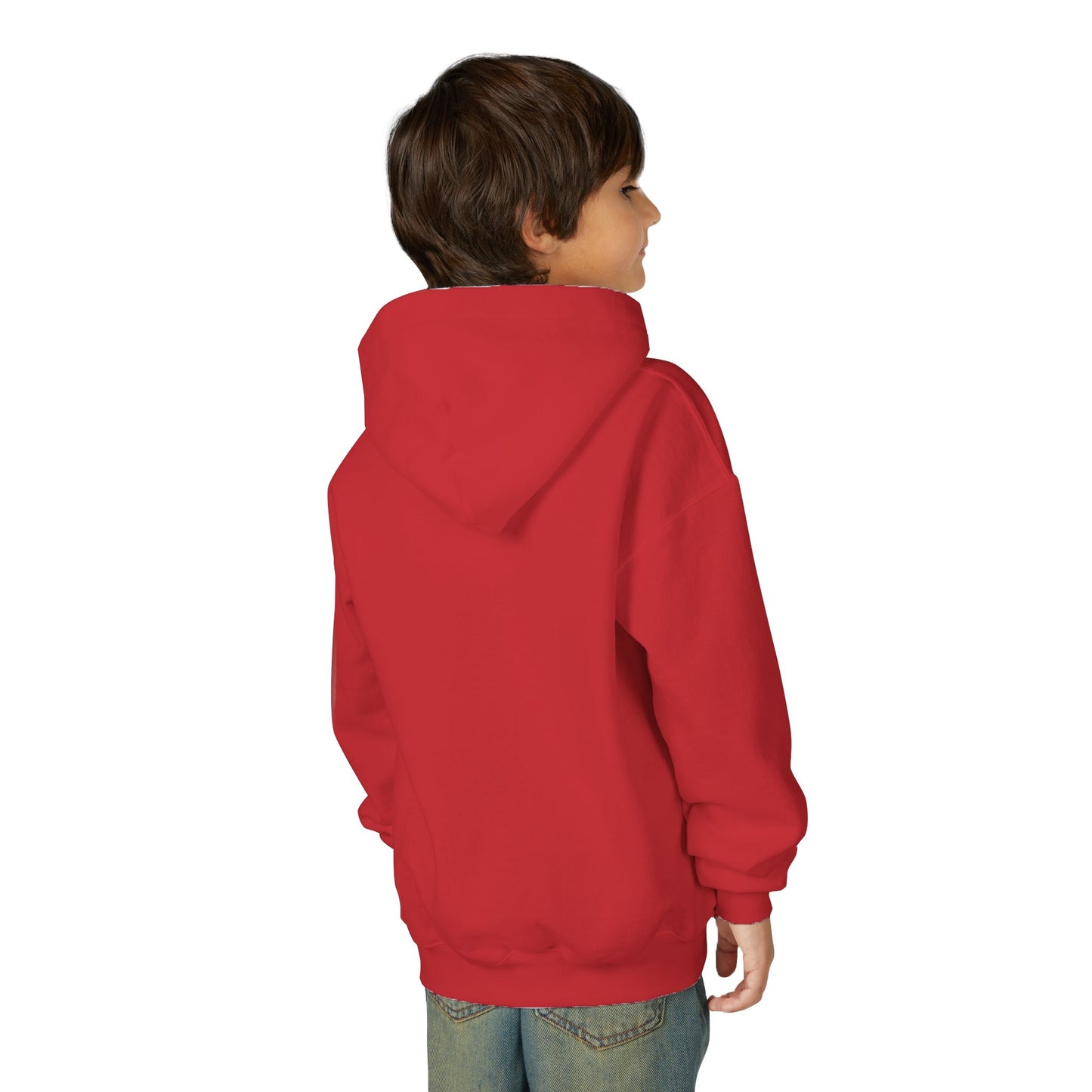 Youth Hooded Sweatshirt - Everyone is Welcome Here, Rainbow Sweatshirt, Cozy Pullover, Inclusive Gift, Kids Hoodie, LGBTQ+ Apparel