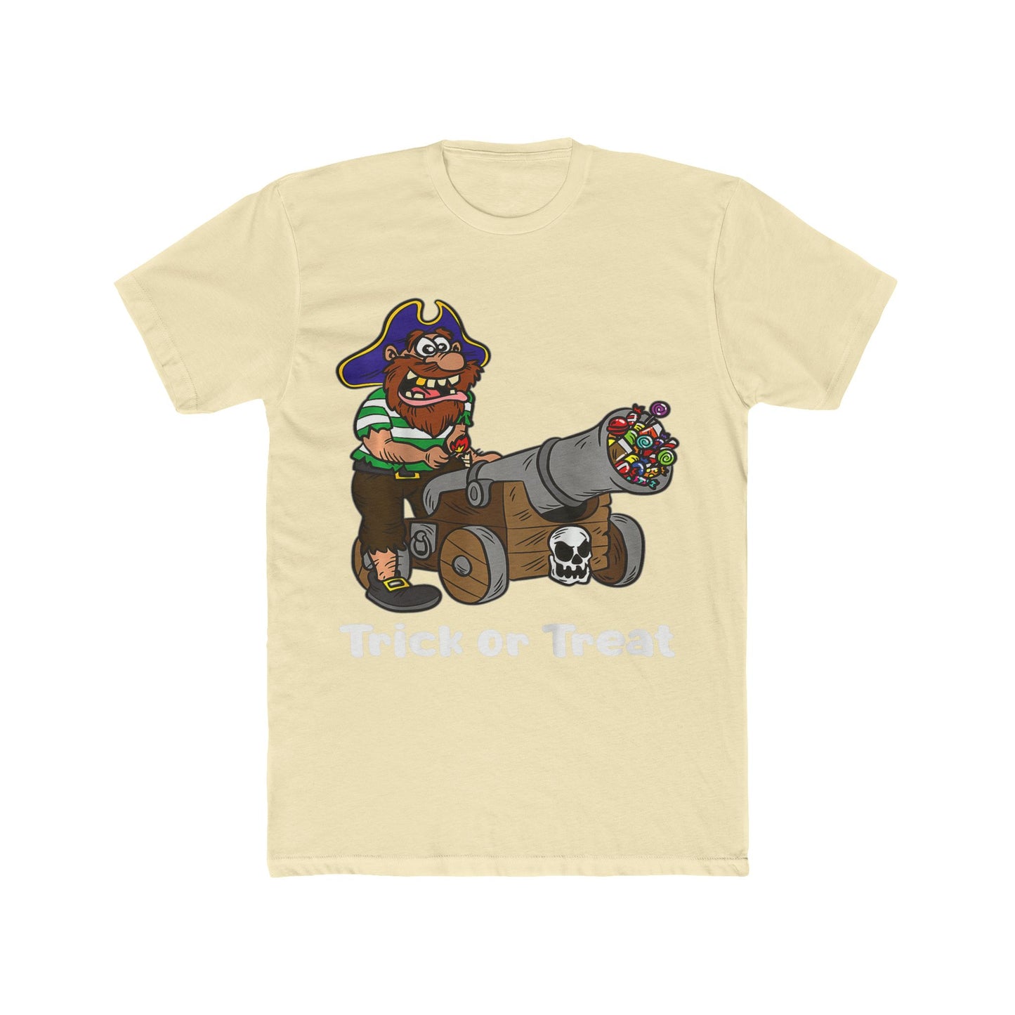 Pirate-Themed Unisex Cotton Crew Tee