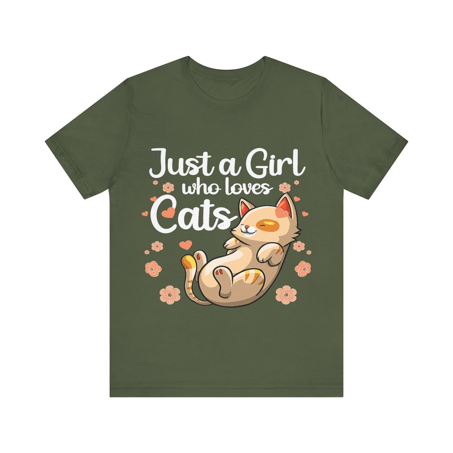 Adorable Cat Graphic Tee, Cute Cat Shirt, Gift for Cat Lovers, Pet Lovers Apparel, Casual Unisex Tee, Fun Animal T-shirt