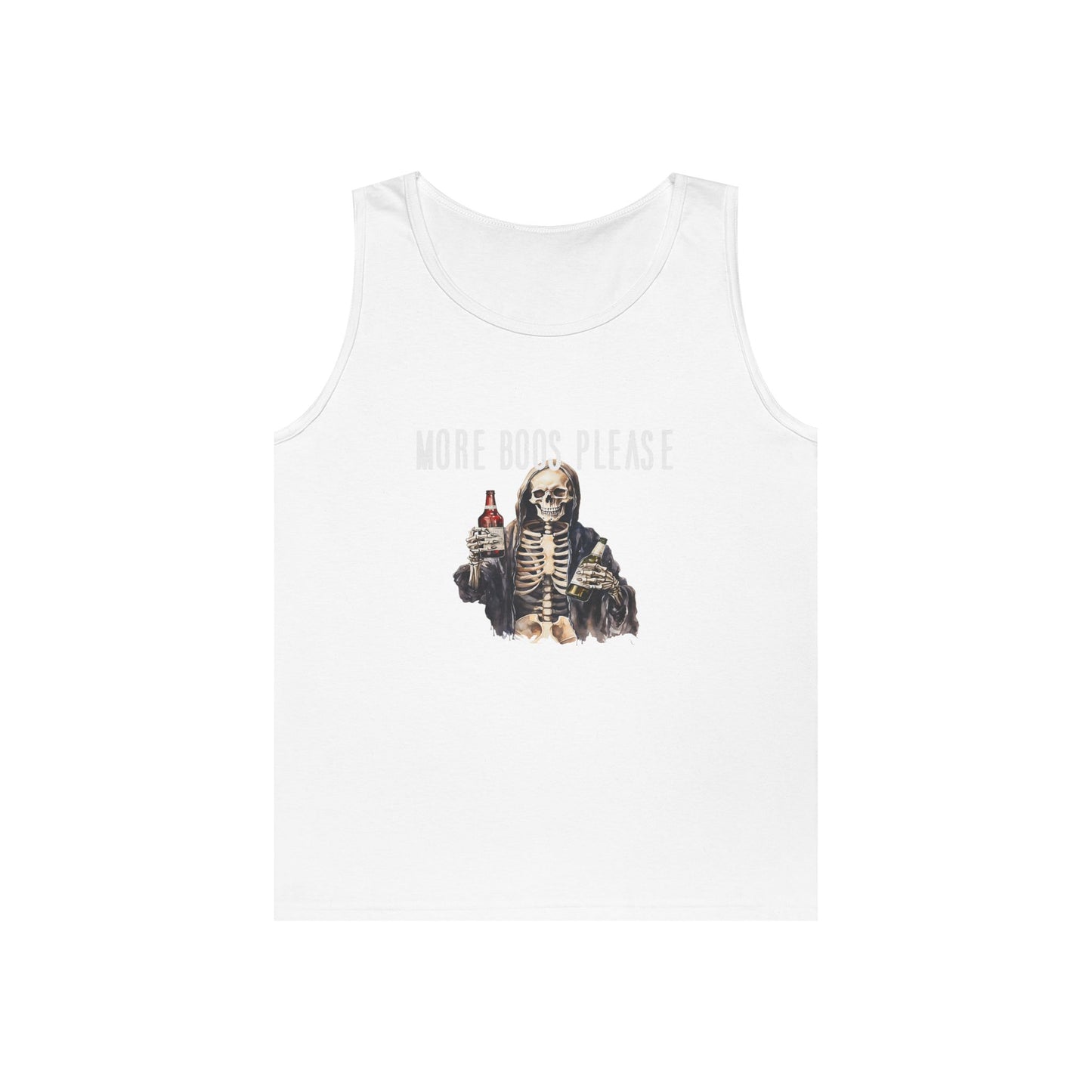 Unisex Skeleton Tank Top - Perfect for Halloween Parties, Casual Wear, Summer Outfits, Gifts for Friends, Festival Fashion