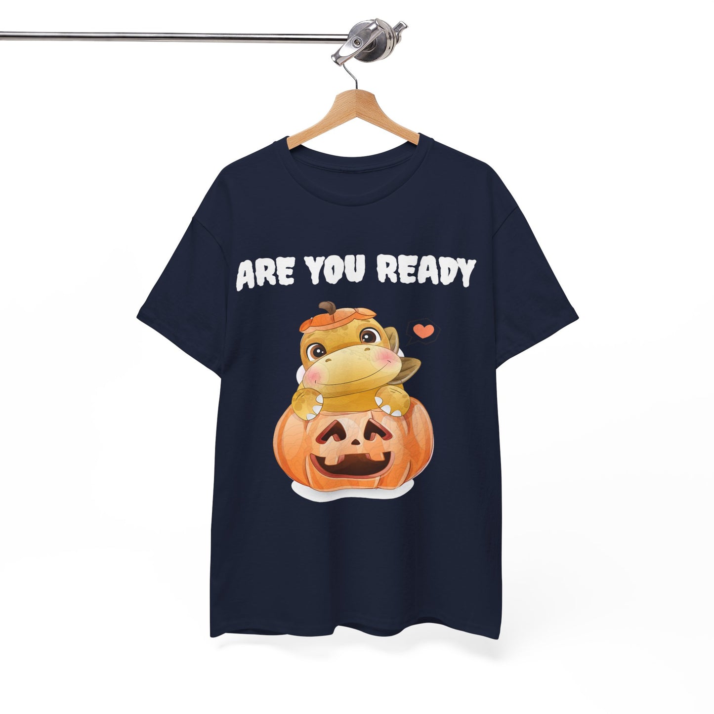 Cute Halloween Frog Tee | Unisex Heavy Cotton Shirt, Fall Fashion, Pumpkin Lovers, Spooky Season, Gift for Kids