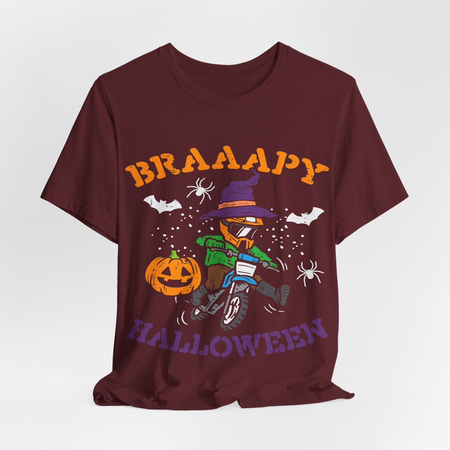 Halloween Themed Unisex Jersey Tee - Spooky Fun for Kids & Adults, Party Shirt, Trick or Treat Wear, October Celebration, Fall Festivities