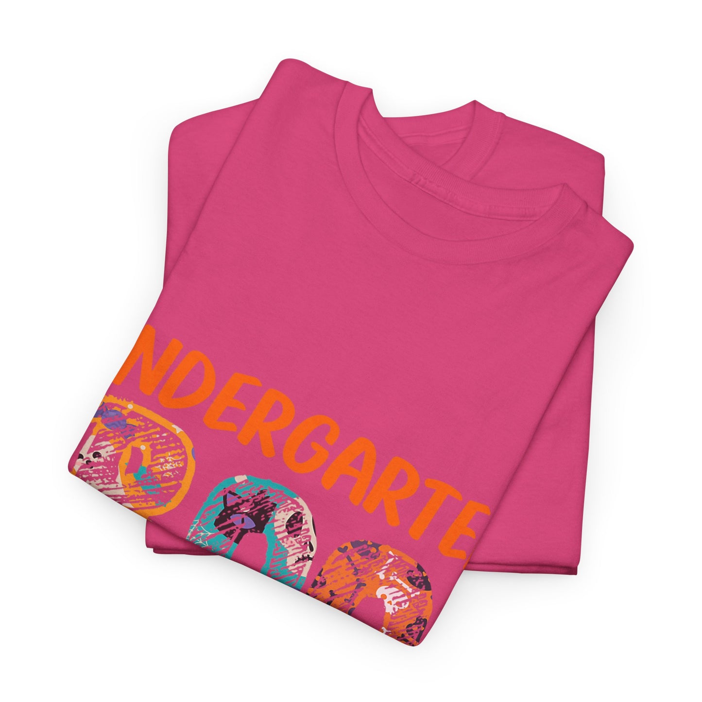 Kindergarten Boo Crew Tee, Unisex Cotton T-Shirt for Teachers, Class Parties, Halloween Costume, Fun School Spirit Wear, Gift for Kids
