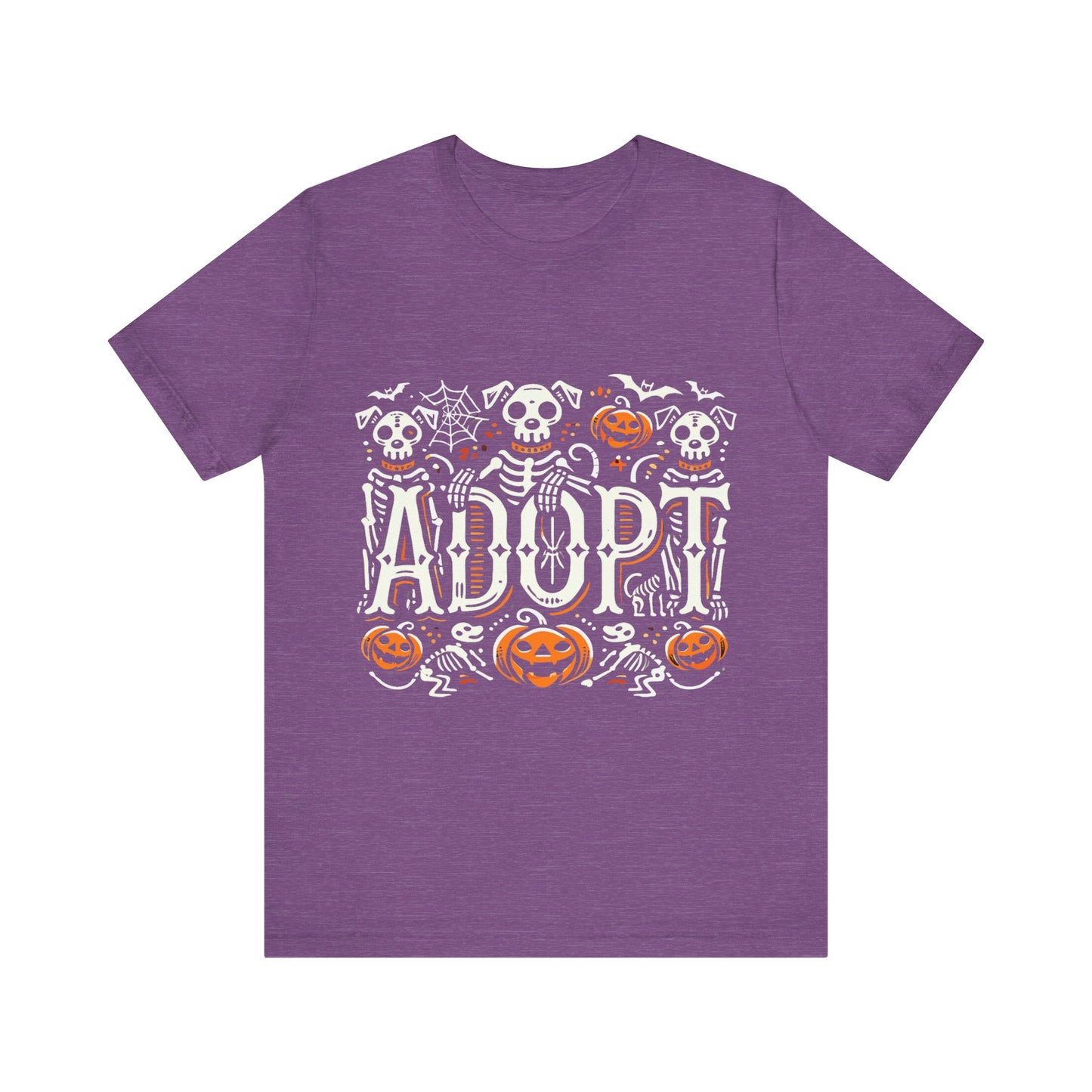 Pumpkin-Themed Adoption Awareness Tee, Perfect for Halloween, Dog Lovers, Pet Advocates, Animal Rescue Fundraisers, Fall Celebrations