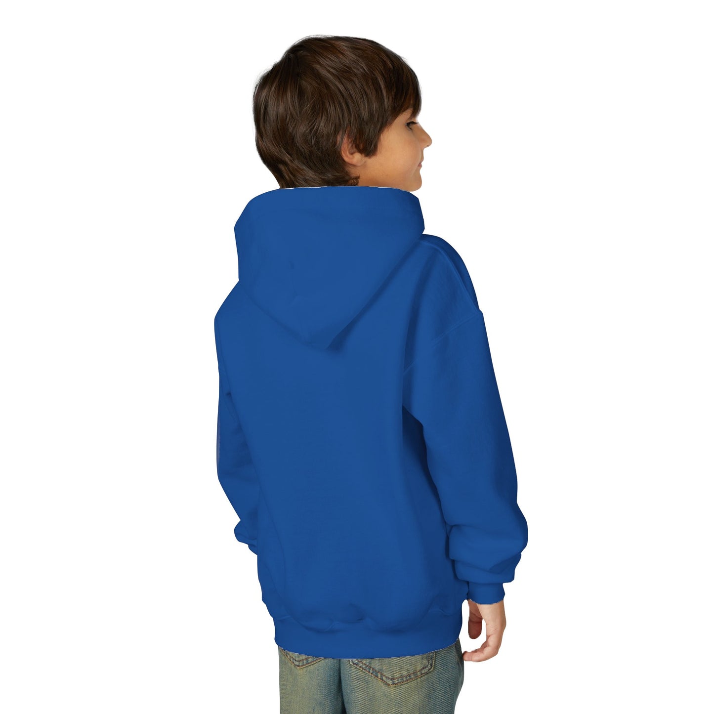 Youth Hooded Sweatshirt - Everyone is Welcome Here, Rainbow Sweatshirt, Cozy Pullover, Inclusive Gift, Kids Hoodie, LGBTQ+ Apparel