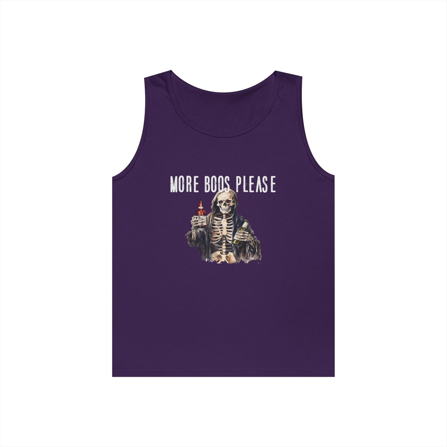 Unisex Skeleton Tank Top - Perfect for Halloween Parties, Casual Wear, Summer Outfits, Gifts for Friends, Festival Fashion