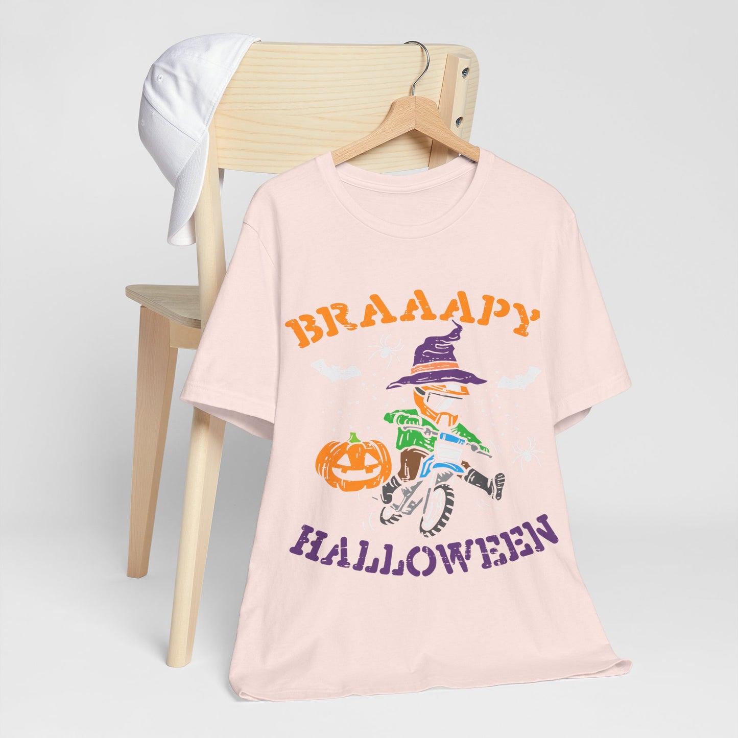 Halloween Themed Unisex Jersey Tee - Spooky Fun for Kids & Adults, Party Shirt, Trick or Treat Wear, October Celebration, Fall Festivities