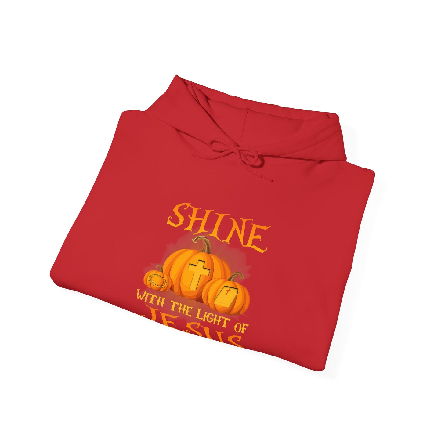 Shine in Jesus Pumpkin Sweatshirt | Fall Apparel, Christian Gift, Unisex Hoodie, Autumn Fashion, Thanksgiving Sweatshirt