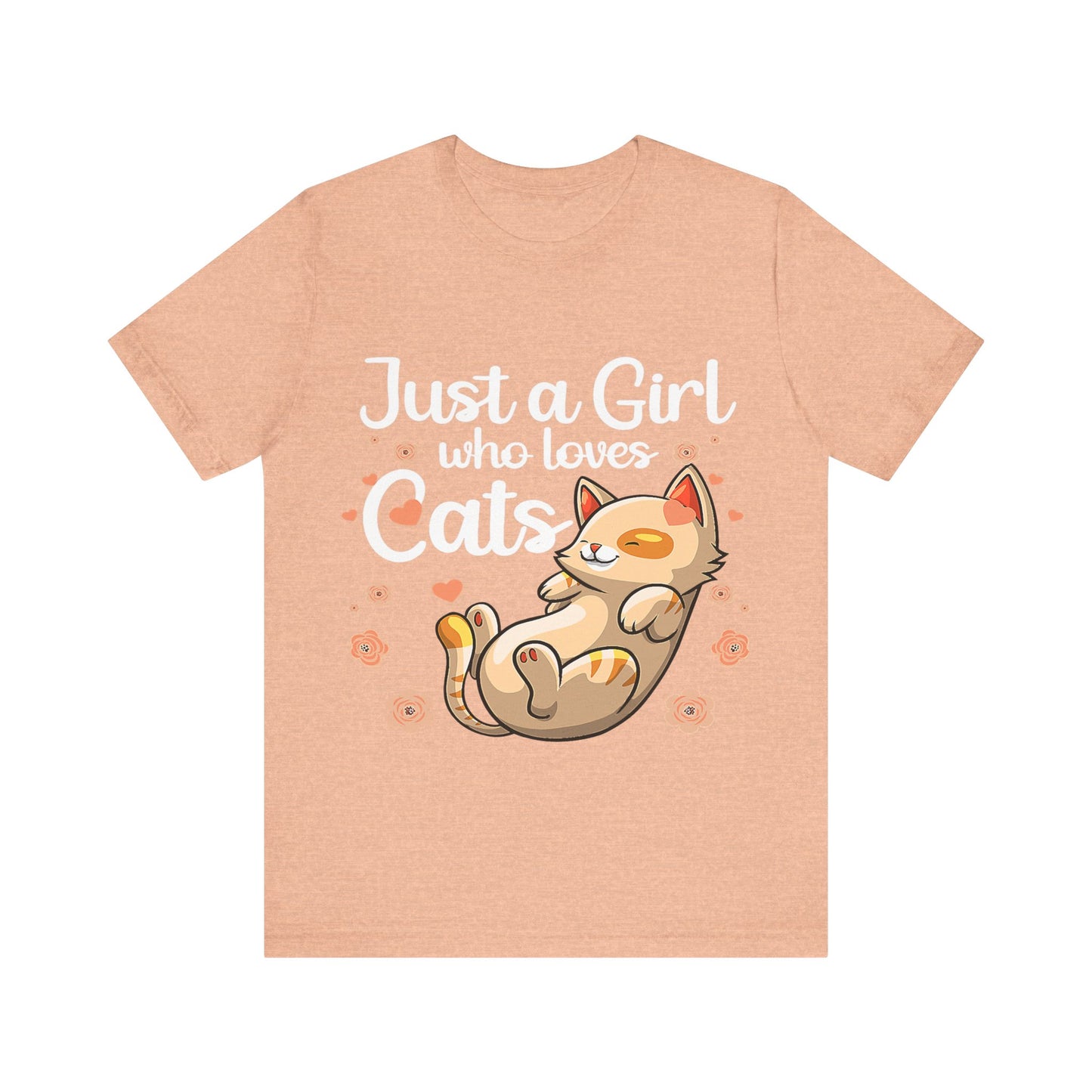 Adorable Cat Graphic Tee, Cute Cat Shirt, Gift for Cat Lovers, Pet Lovers Apparel, Casual Unisex Tee, Fun Animal T-shirt