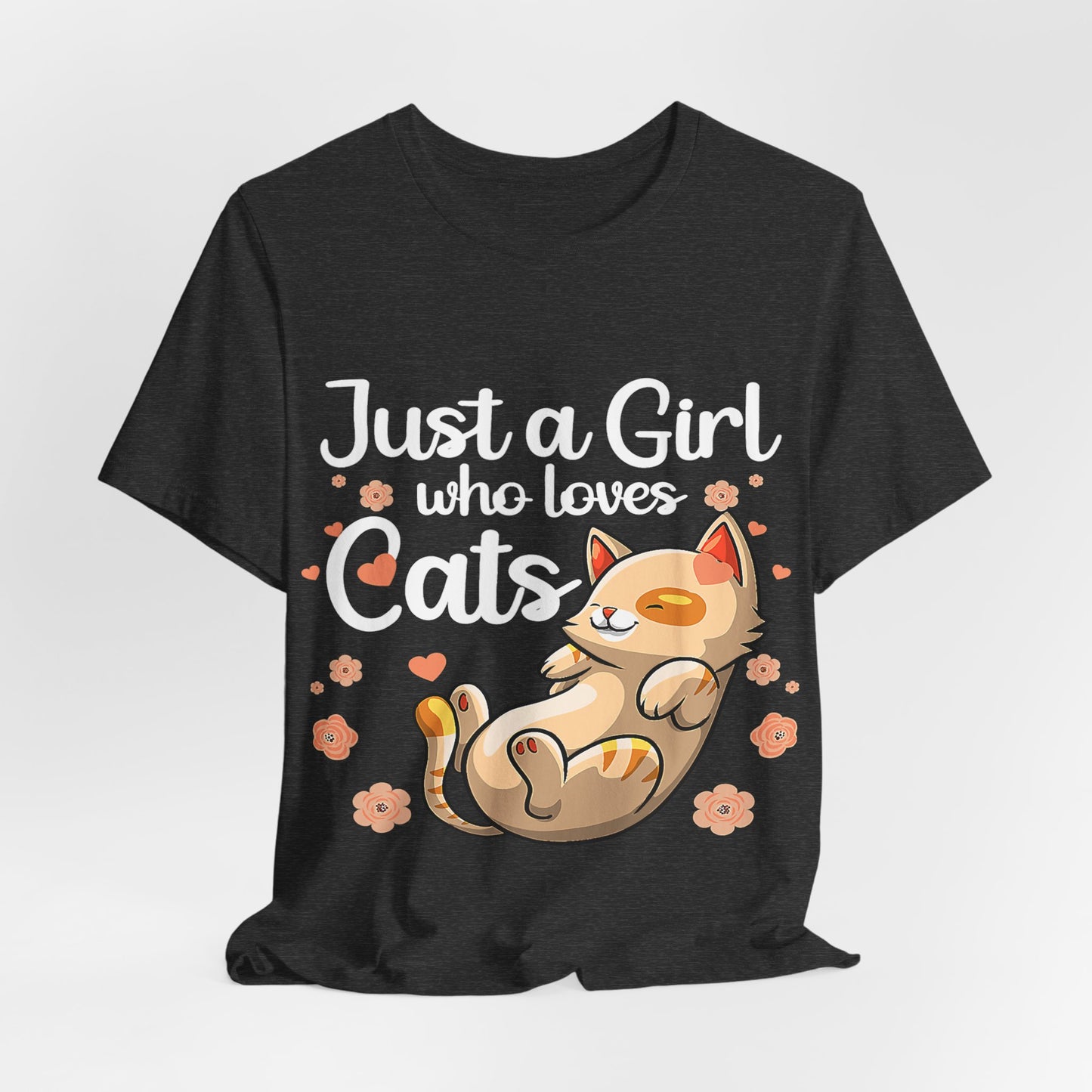 Adorable Cat Graphic Tee, Cute Cat Shirt, Gift for Cat Lovers, Pet Lovers Apparel, Casual Unisex Tee, Fun Animal T-shirt