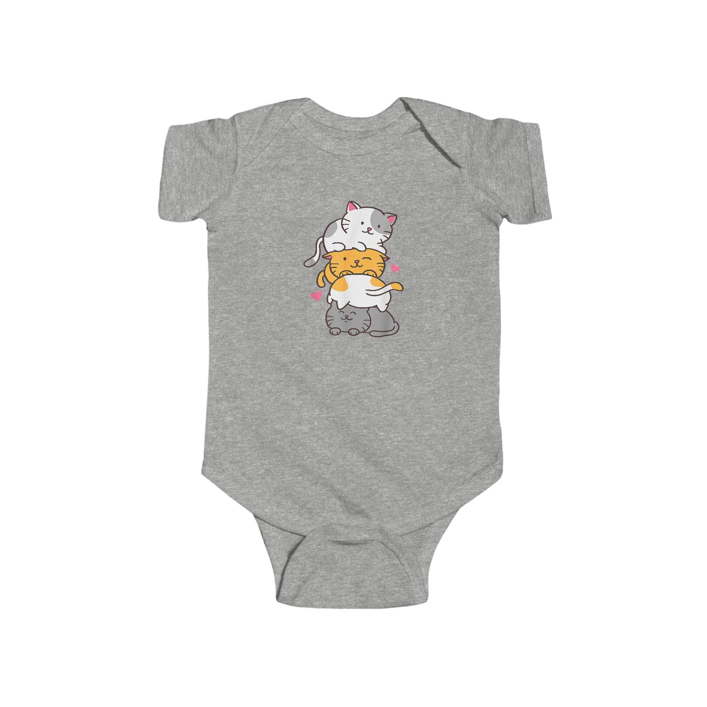 Whimsical Cat-Themed Infant Bodysuit – Cute Baby Outfit, Perfect for Newborns, Baby Showers, Gifts, and Everyday Wear
