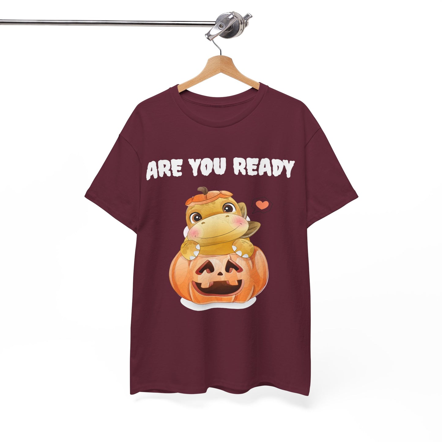 Cute Halloween Frog Tee | Unisex Heavy Cotton Shirt, Fall Fashion, Pumpkin Lovers, Spooky Season, Gift for Kids
