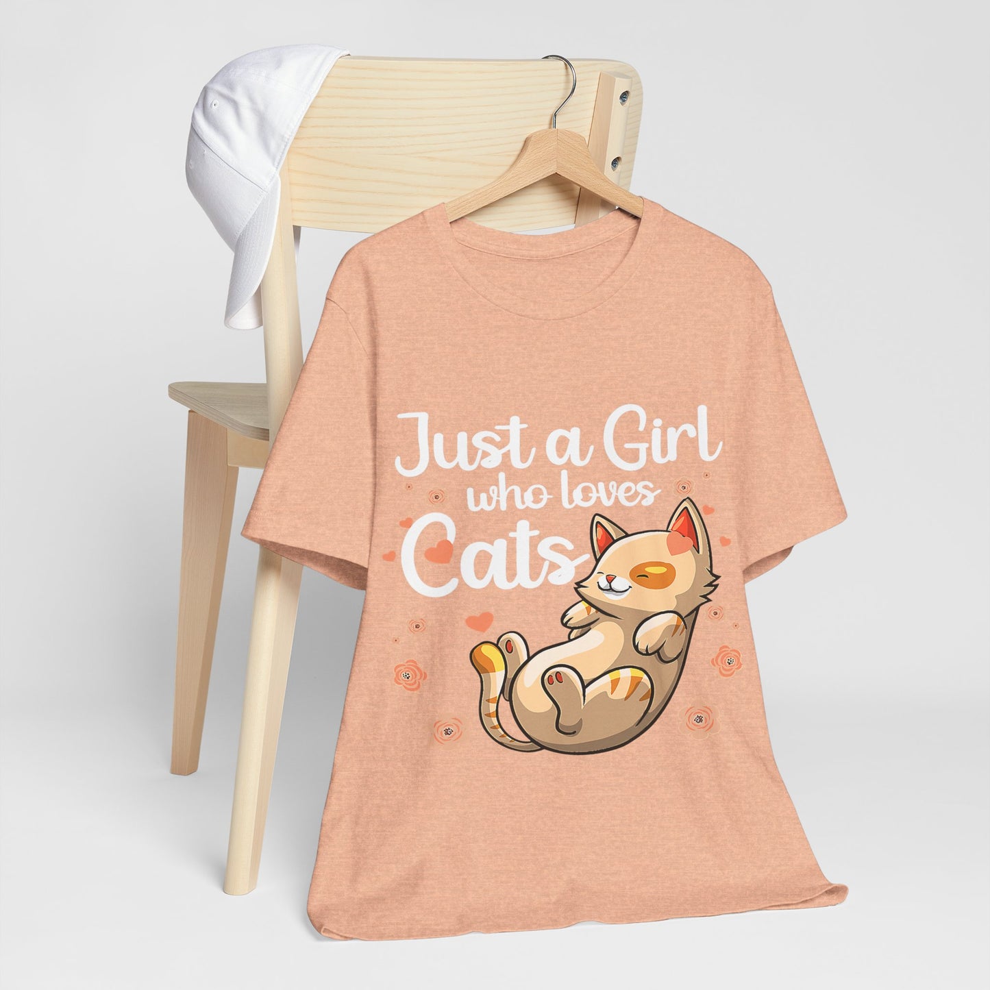 Adorable Cat Graphic Tee, Cute Cat Shirt, Gift for Cat Lovers, Pet Lovers Apparel, Casual Unisex Tee, Fun Animal T-shirt