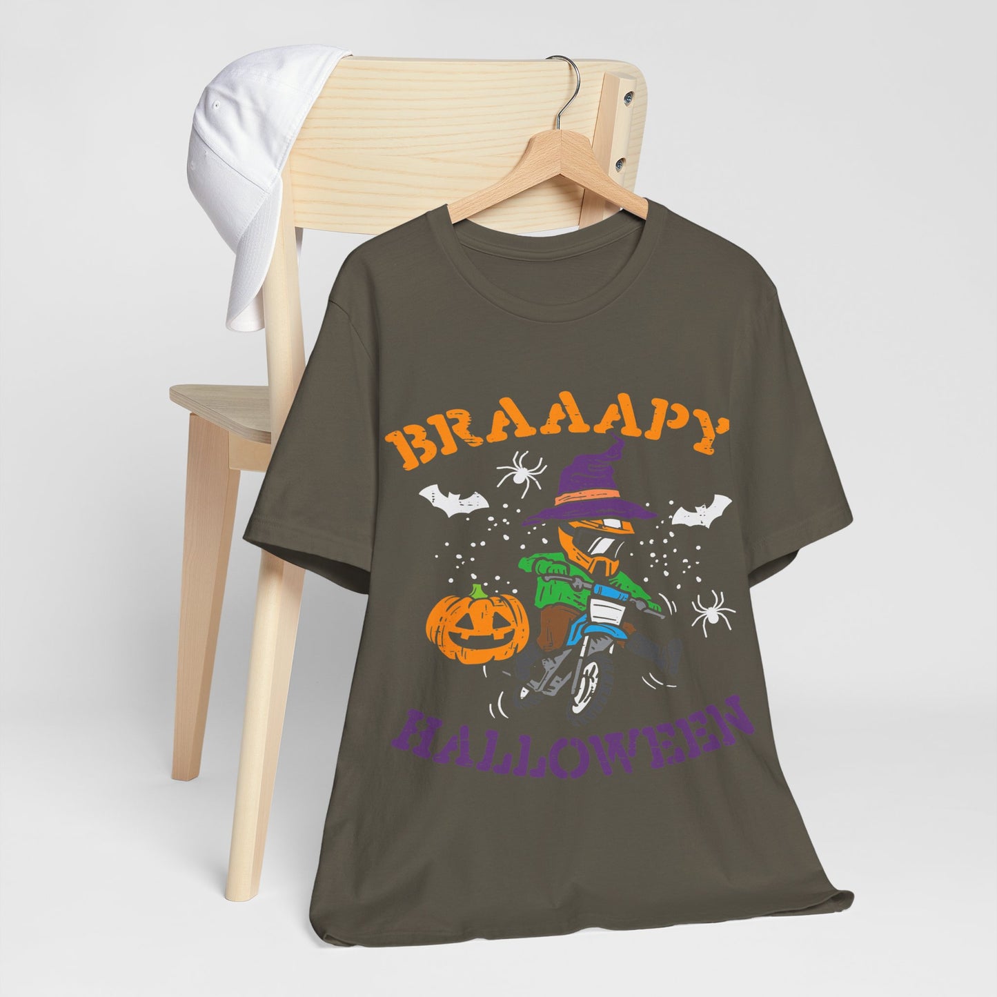 Halloween Themed Unisex Jersey Tee - Spooky Fun for Kids & Adults, Party Shirt, Trick or Treat Wear, October Celebration, Fall Festivities