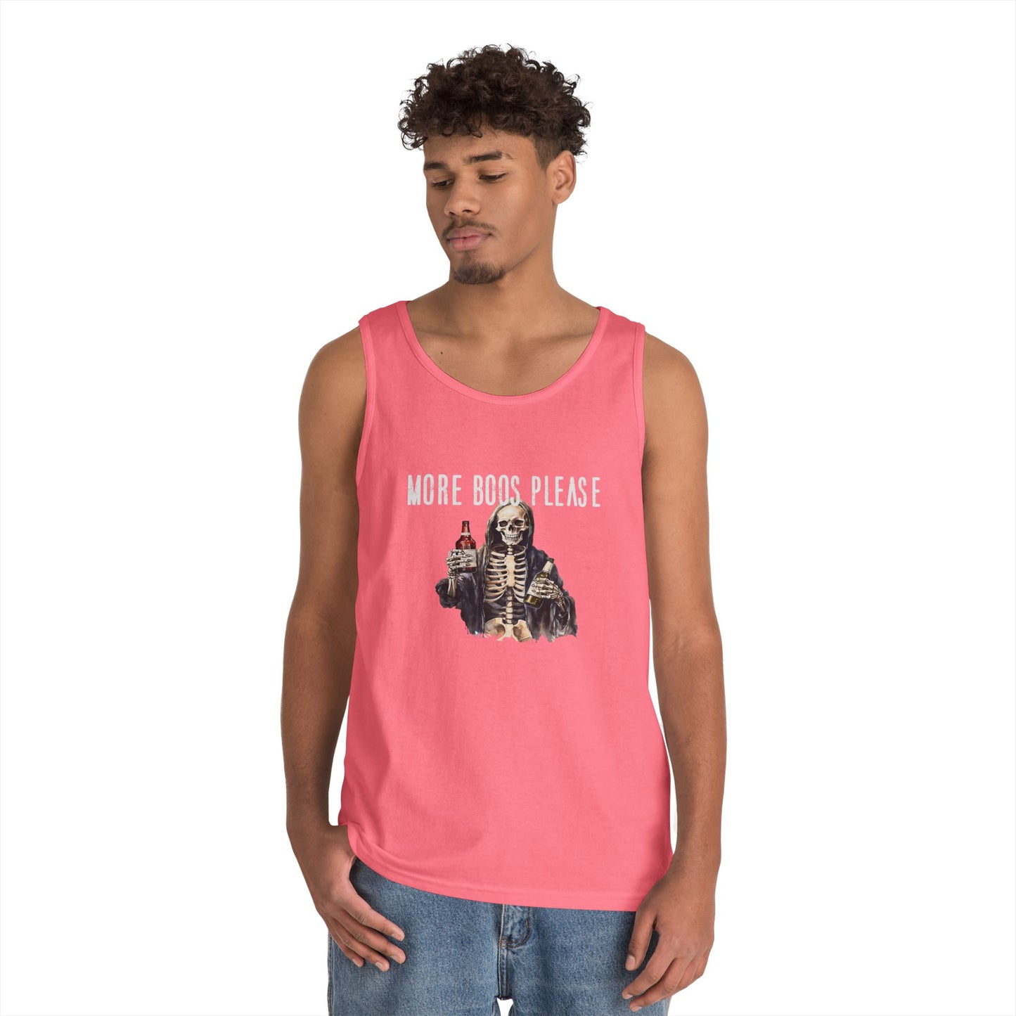 Unisex Skeleton Tank Top - Perfect for Halloween Parties, Casual Wear, Summer Outfits, Gifts for Friends, Festival Fashion