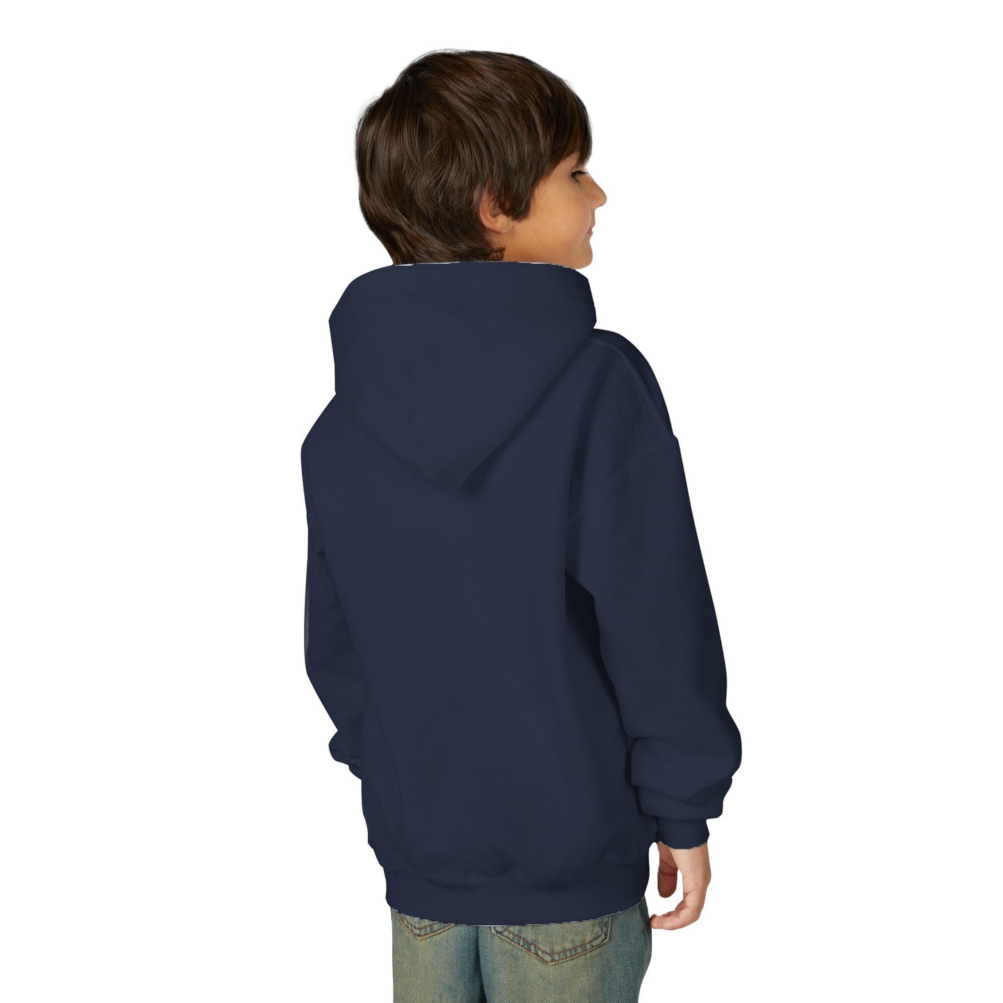 Youth Hooded Sweatshirt - Everyone is Welcome Here, Rainbow Sweatshirt, Cozy Pullover, Inclusive Gift, Kids Hoodie, LGBTQ+ Apparel
