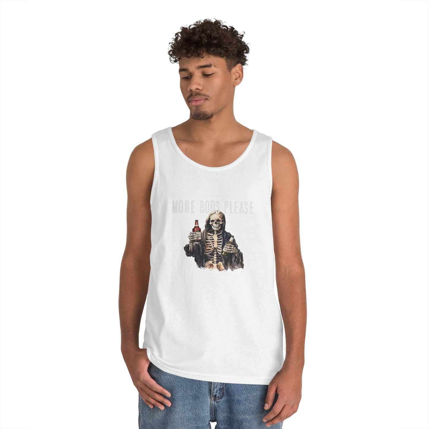 Unisex Skeleton Tank Top - Perfect for Halloween Parties, Casual Wear, Summer Outfits, Gifts for Friends, Festival Fashion
