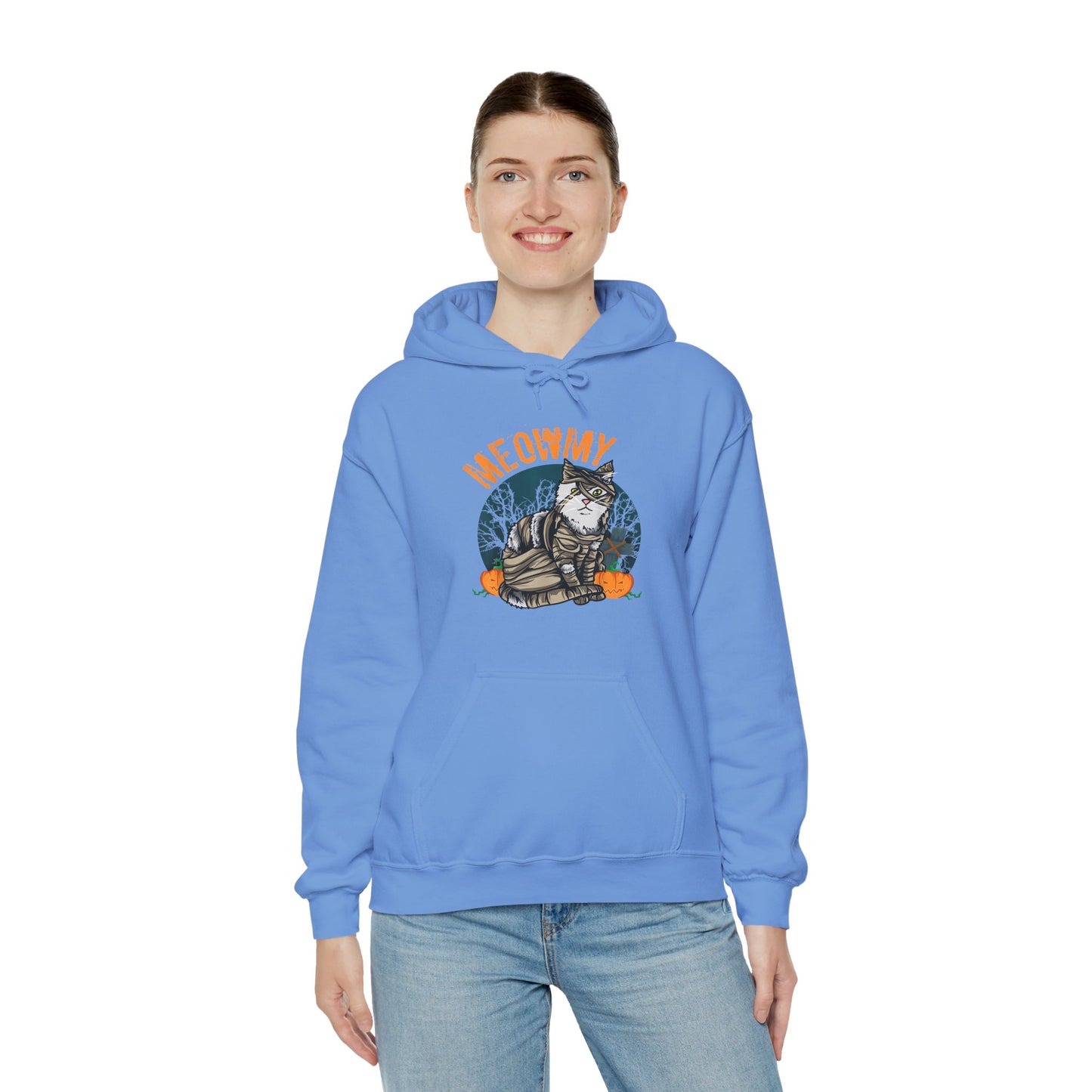 Cozy Cat-Themed Unisex Hoodie - Perfect for Cat Lovers, Fall Fashion, Halloween, Gift Idea, Casual Wear