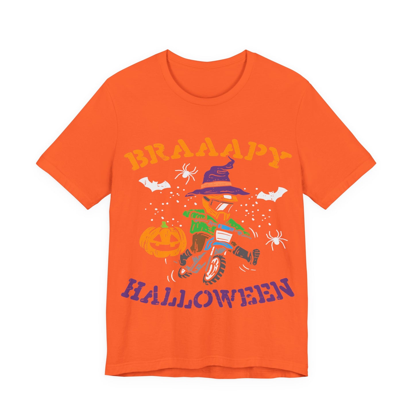 Halloween Themed Unisex Jersey Tee - Spooky Fun for Kids & Adults, Party Shirt, Trick or Treat Wear, October Celebration, Fall Festivities
