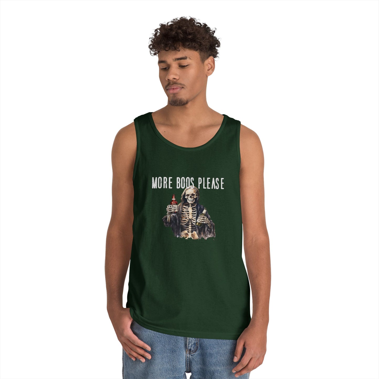 Unisex Skeleton Tank Top - Perfect for Halloween Parties, Casual Wear, Summer Outfits, Gifts for Friends, Festival Fashion