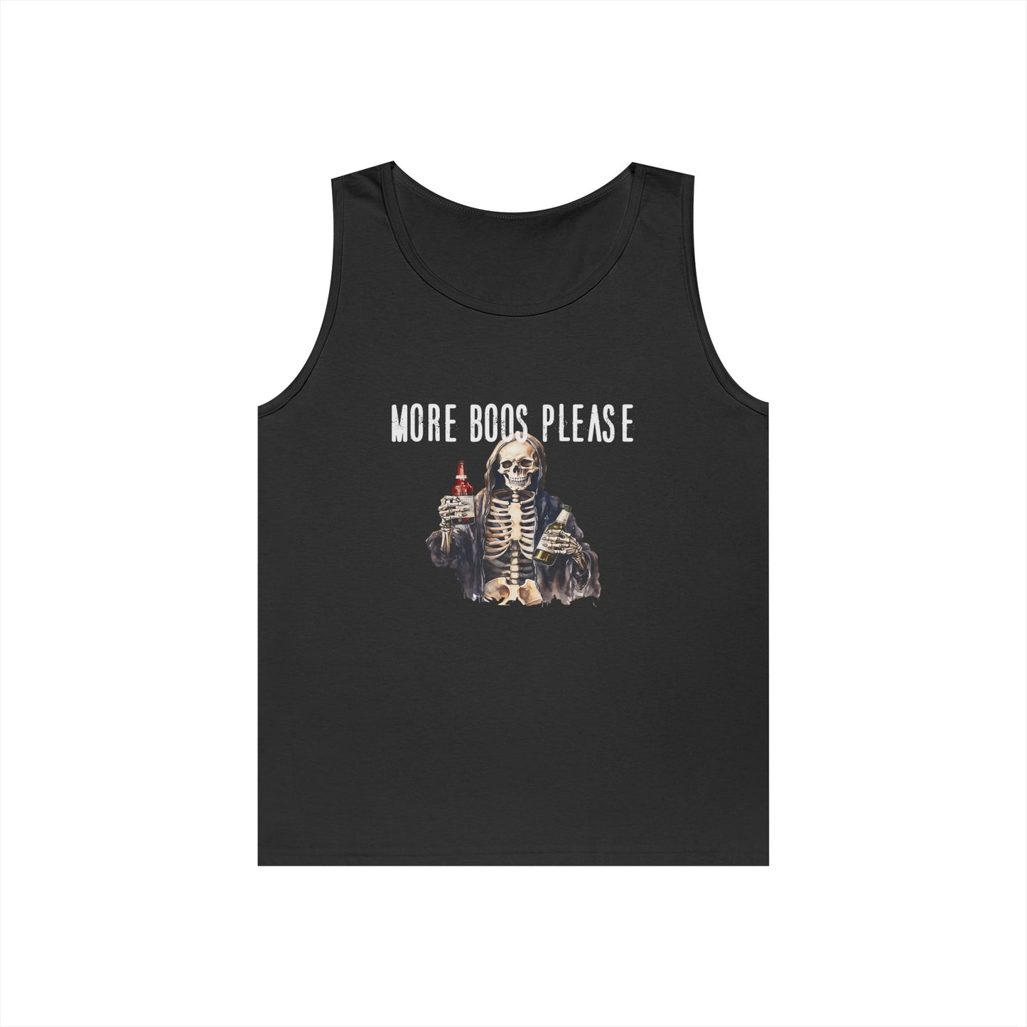 Unisex Skeleton Tank Top - Perfect for Halloween Parties, Casual Wear, Summer Outfits, Gifts for Friends, Festival Fashion