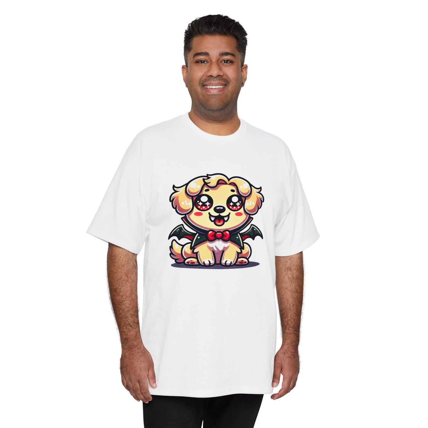 Cute Halloween Puppy Design T-Shirt, Perfect for Pet Lovers, Halloween Parties, Gift for Dog Lovers, Casual Wear, Unisex Style
