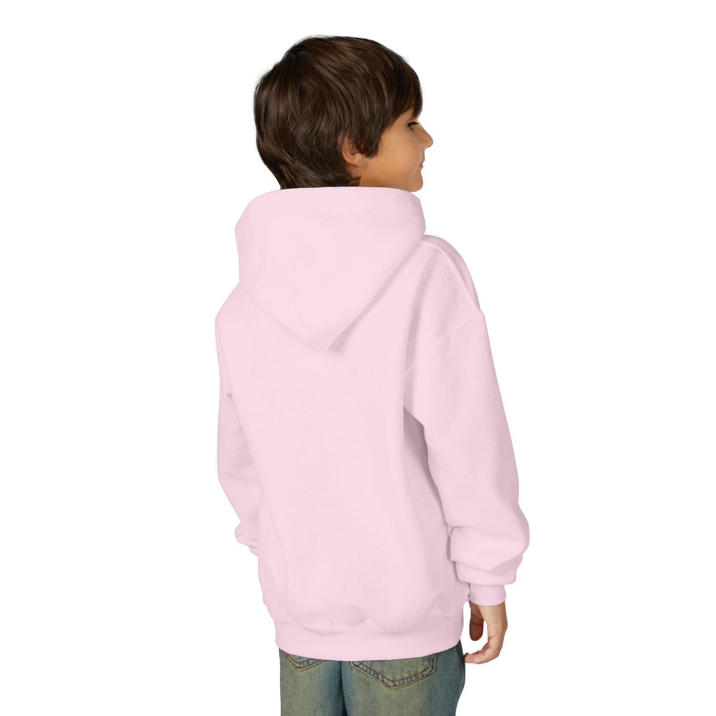 Youth Hooded Sweatshirt - Everyone is Welcome Here, Rainbow Sweatshirt, Cozy Pullover, Inclusive Gift, Kids Hoodie, LGBTQ+ Apparel