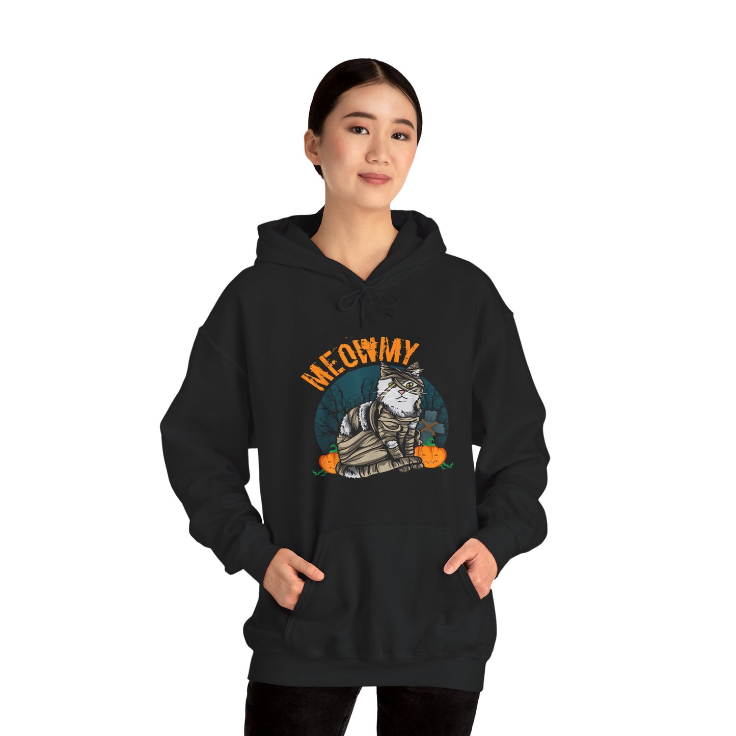 Cozy Cat-Themed Unisex Hoodie - Perfect for Cat Lovers, Fall Fashion, Halloween, Gift Idea, Casual Wear