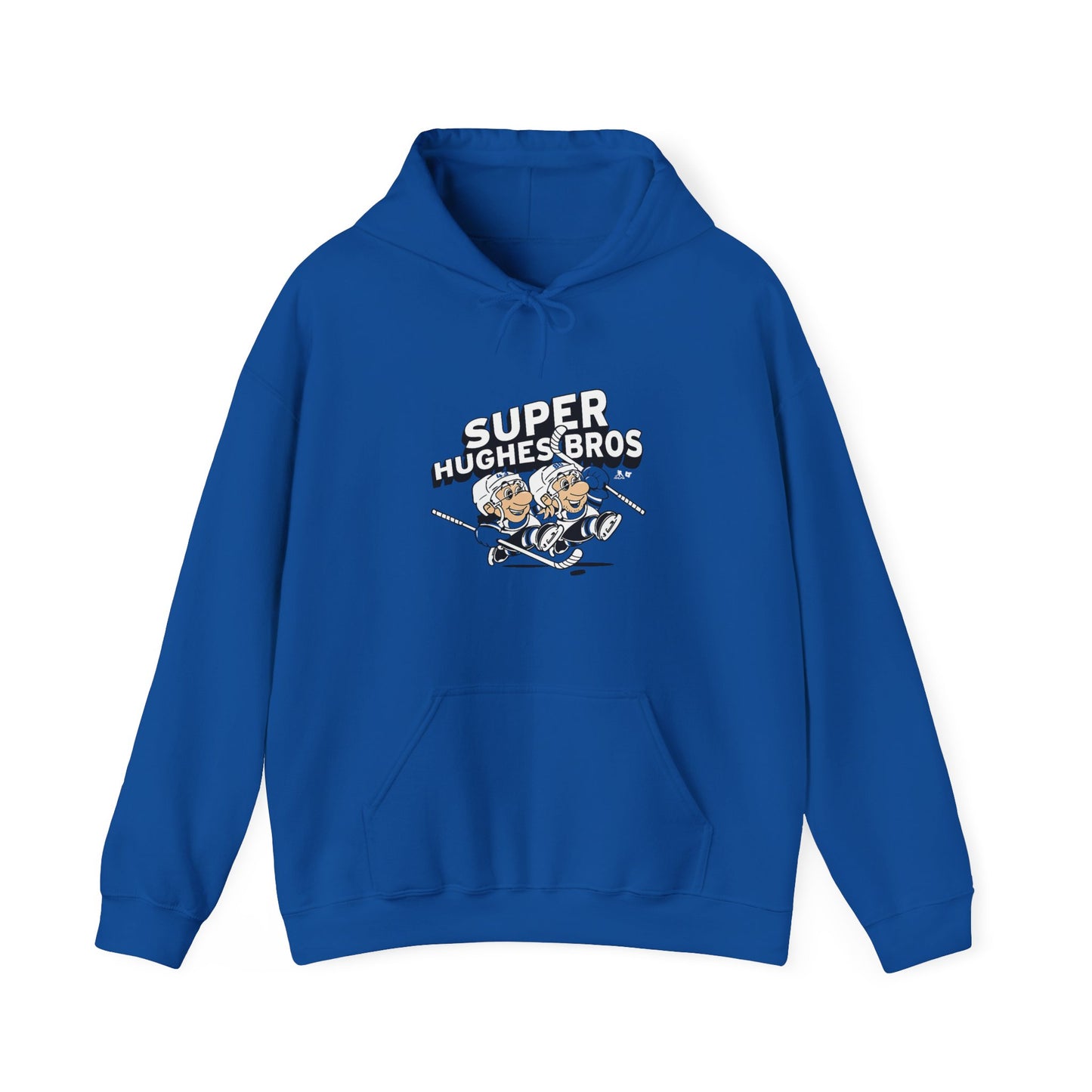 Super Hughes Bros Hoodie, Cozy Unisex Sweatshirt for Gamers, Fun Gift for Birthdays and Holidays, Relaxed Casual Wear