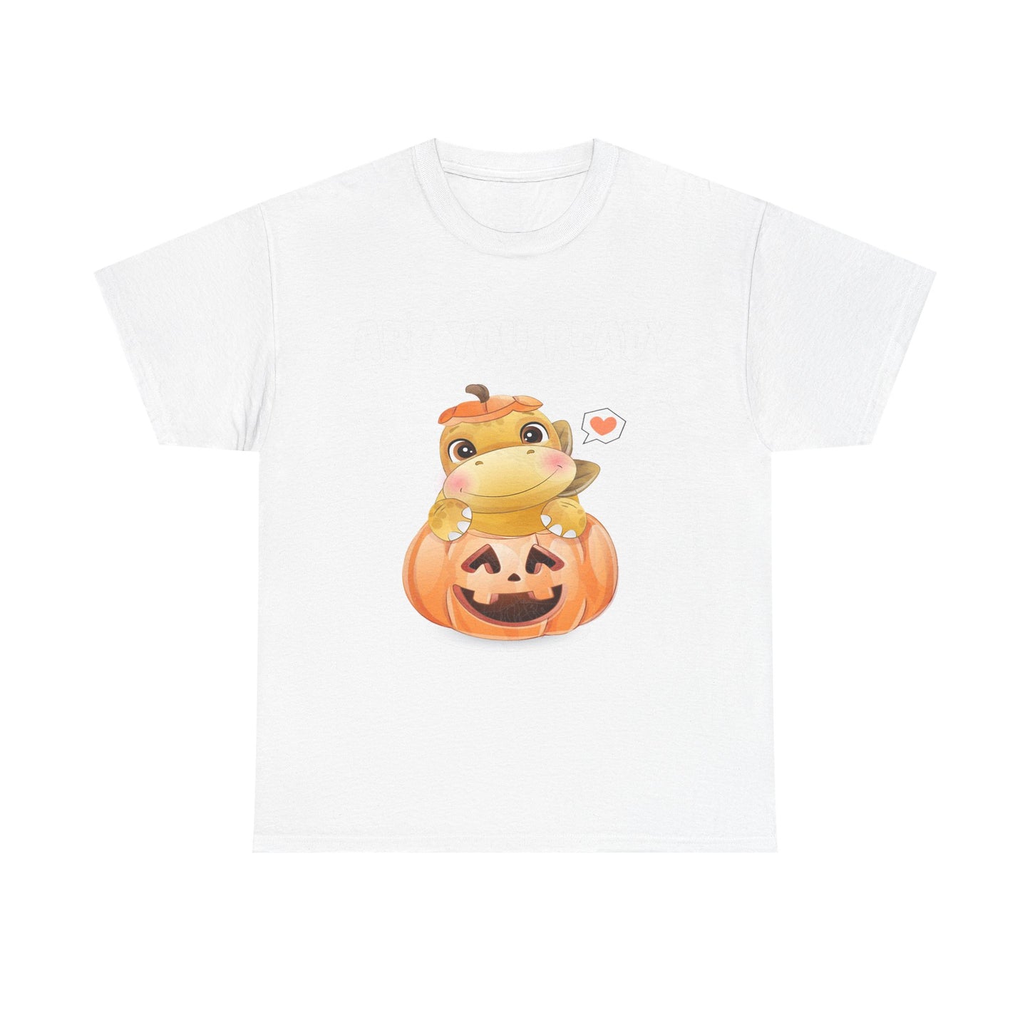 Cute Halloween Frog Tee | Unisex Heavy Cotton Shirt, Fall Fashion, Pumpkin Lovers, Spooky Season, Gift for Kids
