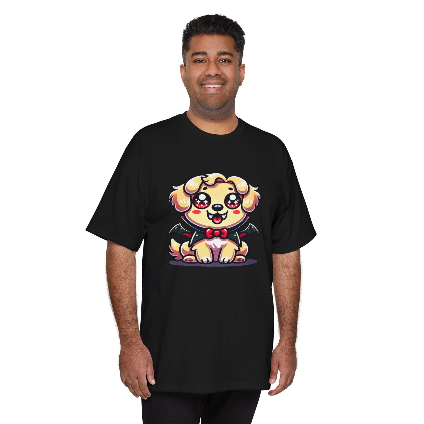 Cute Halloween Puppy Design T-Shirt, Perfect for Pet Lovers, Halloween Parties, Gift for Dog Lovers, Casual Wear, Unisex Style