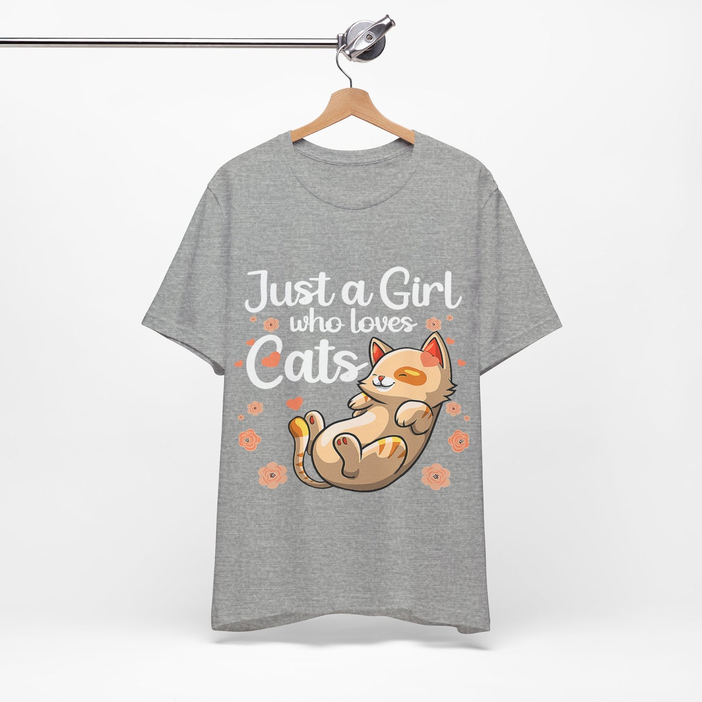 Adorable Cat Graphic Tee, Cute Cat Shirt, Gift for Cat Lovers, Pet Lovers Apparel, Casual Unisex Tee, Fun Animal T-shirt