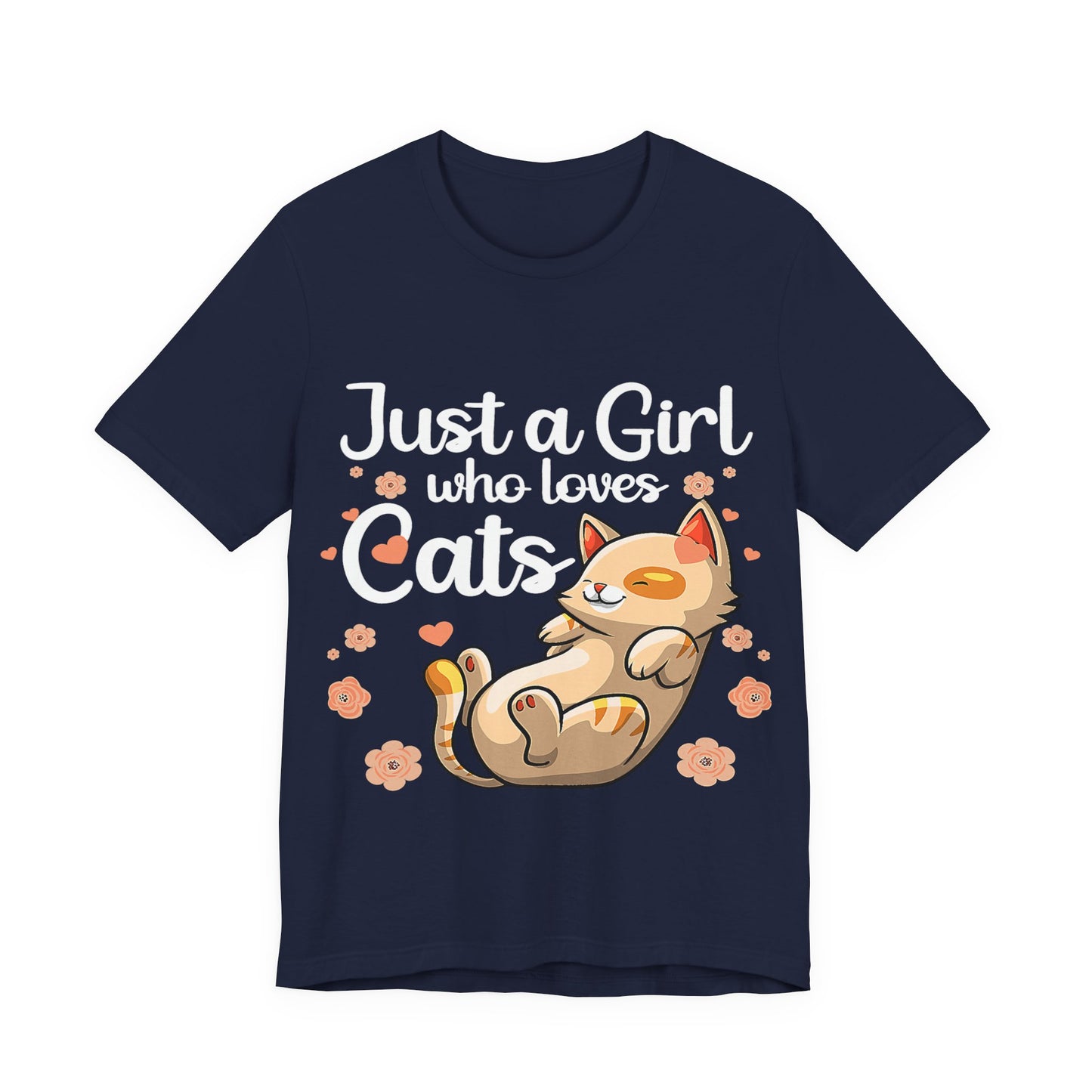Adorable Cat Graphic Tee, Cute Cat Shirt, Gift for Cat Lovers, Pet Lovers Apparel, Casual Unisex Tee, Fun Animal T-shirt