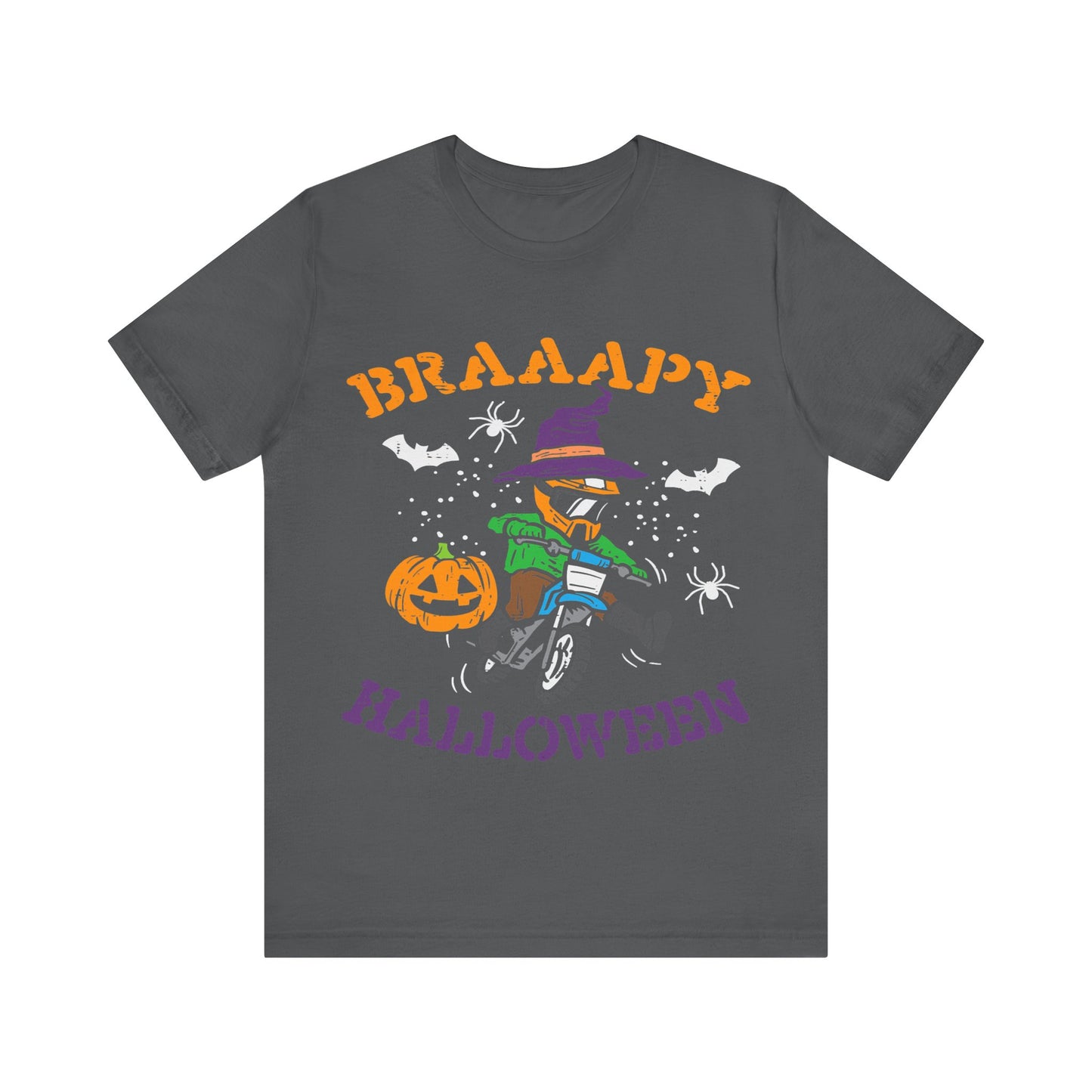 Halloween Themed Unisex Jersey Tee - Spooky Fun for Kids & Adults, Party Shirt, Trick or Treat Wear, October Celebration, Fall Festivities
