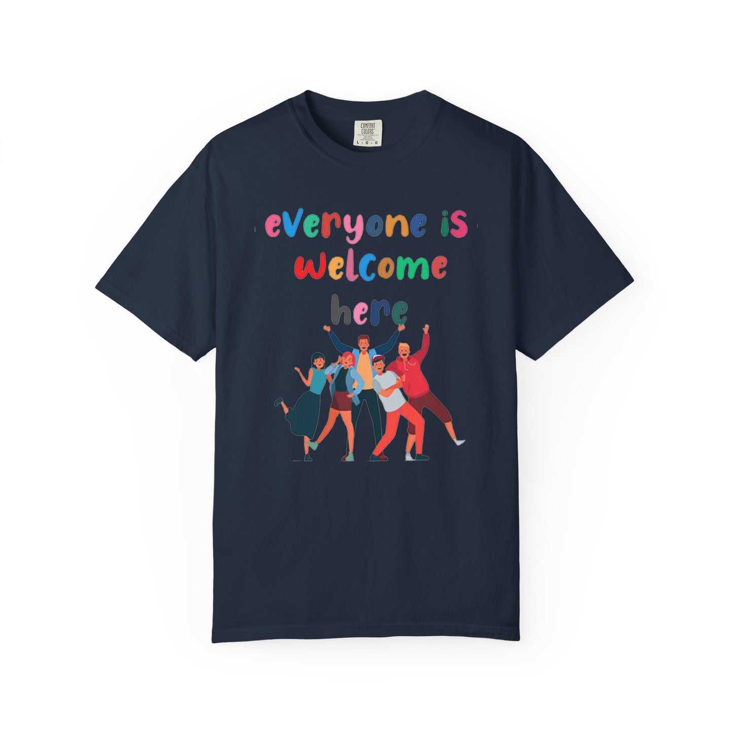 Inclusive Welcoming T-Shirt, Unisex Graphic Tee, Rainbow Pride Shirt, LGBTQ+ Apparel, Equality Fashion, Casual Summer Top