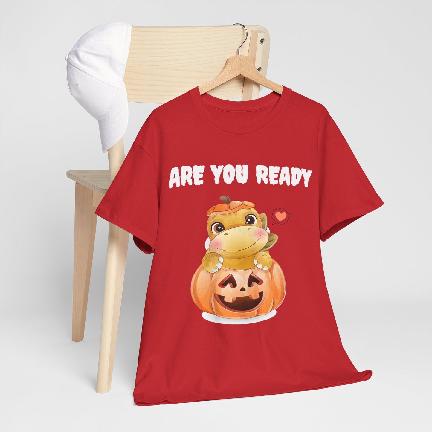 Cute Halloween Frog Tee | Unisex Heavy Cotton Shirt, Fall Fashion, Pumpkin Lovers, Spooky Season, Gift for Kids