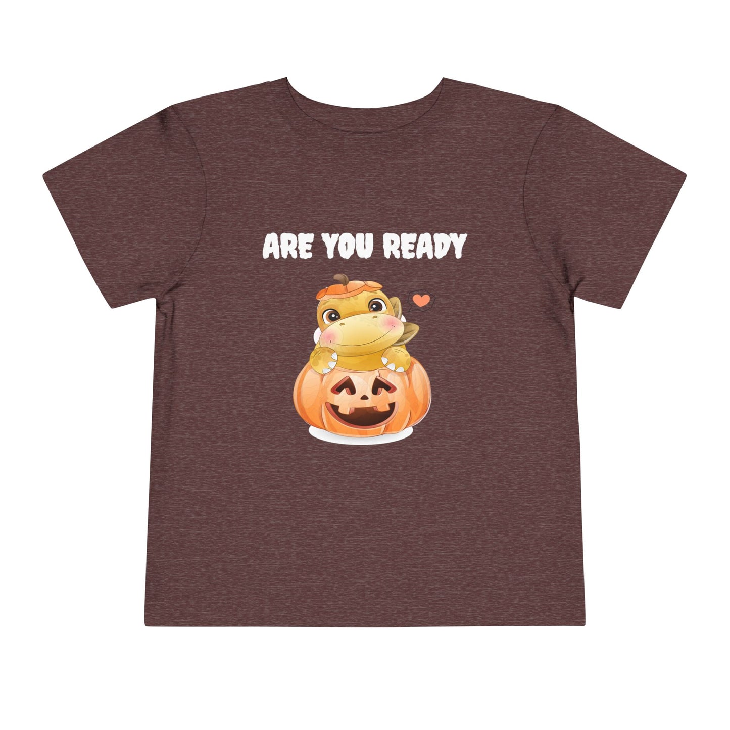 Adorable Pumpkin Frog Toddler Tee - Cute T-Shirt for Halloween, Fall Celebrations, Kids' Parties, Seasonal Dress-Up