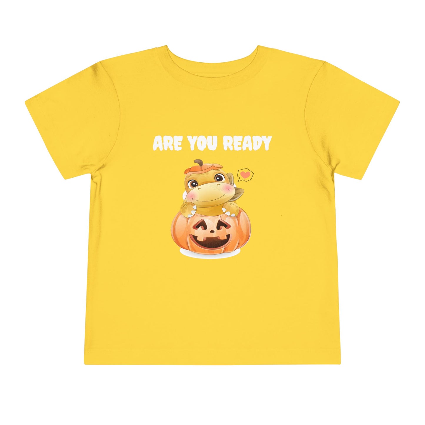 Adorable Pumpkin Frog Toddler Tee - Cute T-Shirt for Halloween, Fall Celebrations, Kids' Parties, Seasonal Dress-Up