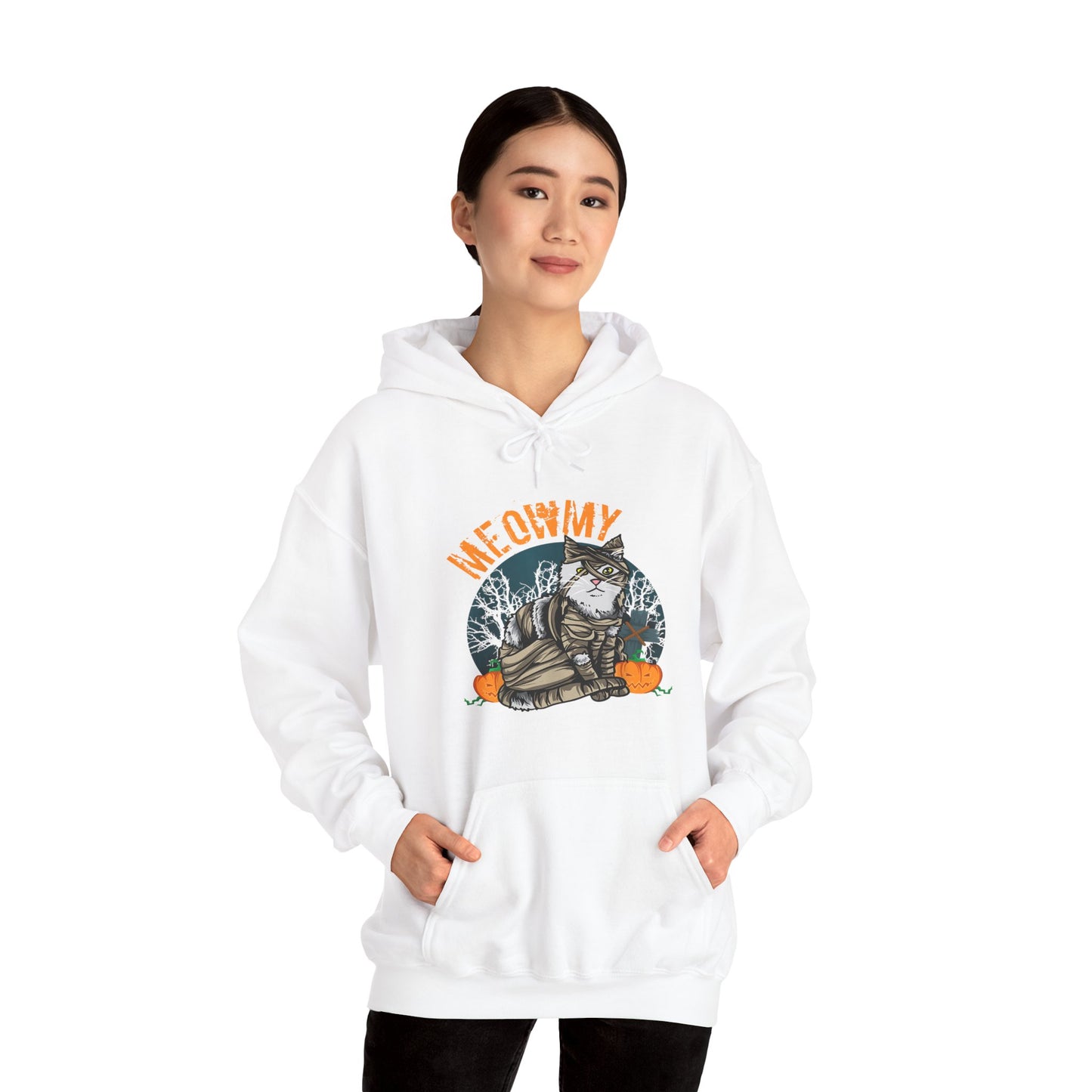 Cozy Cat-Themed Unisex Hoodie - Perfect for Cat Lovers, Fall Fashion, Halloween, Gift Idea, Casual Wear