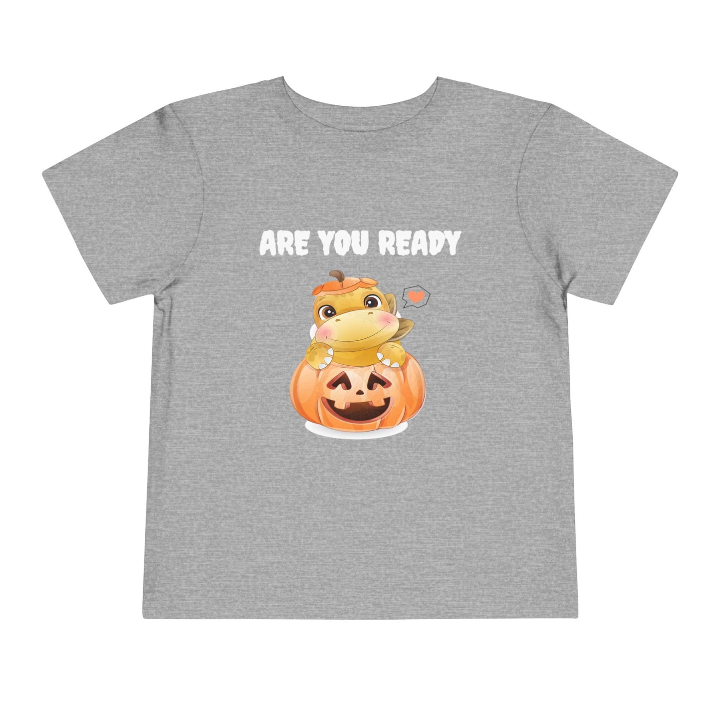 Adorable Pumpkin Frog Toddler Tee - Cute T-Shirt for Halloween, Fall Celebrations, Kids' Parties, Seasonal Dress-Up