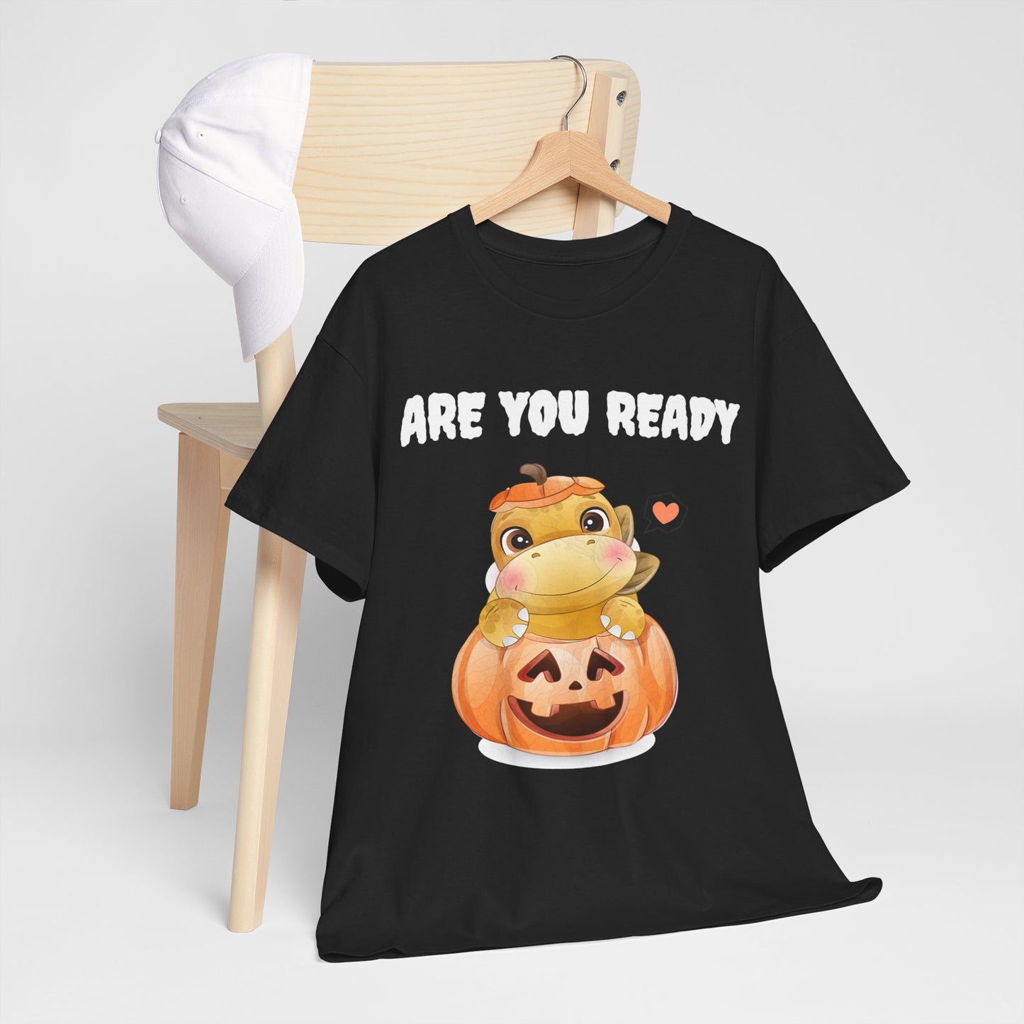Cute Halloween Frog Tee | Unisex Heavy Cotton Shirt, Fall Fashion, Pumpkin Lovers, Spooky Season, Gift for Kids