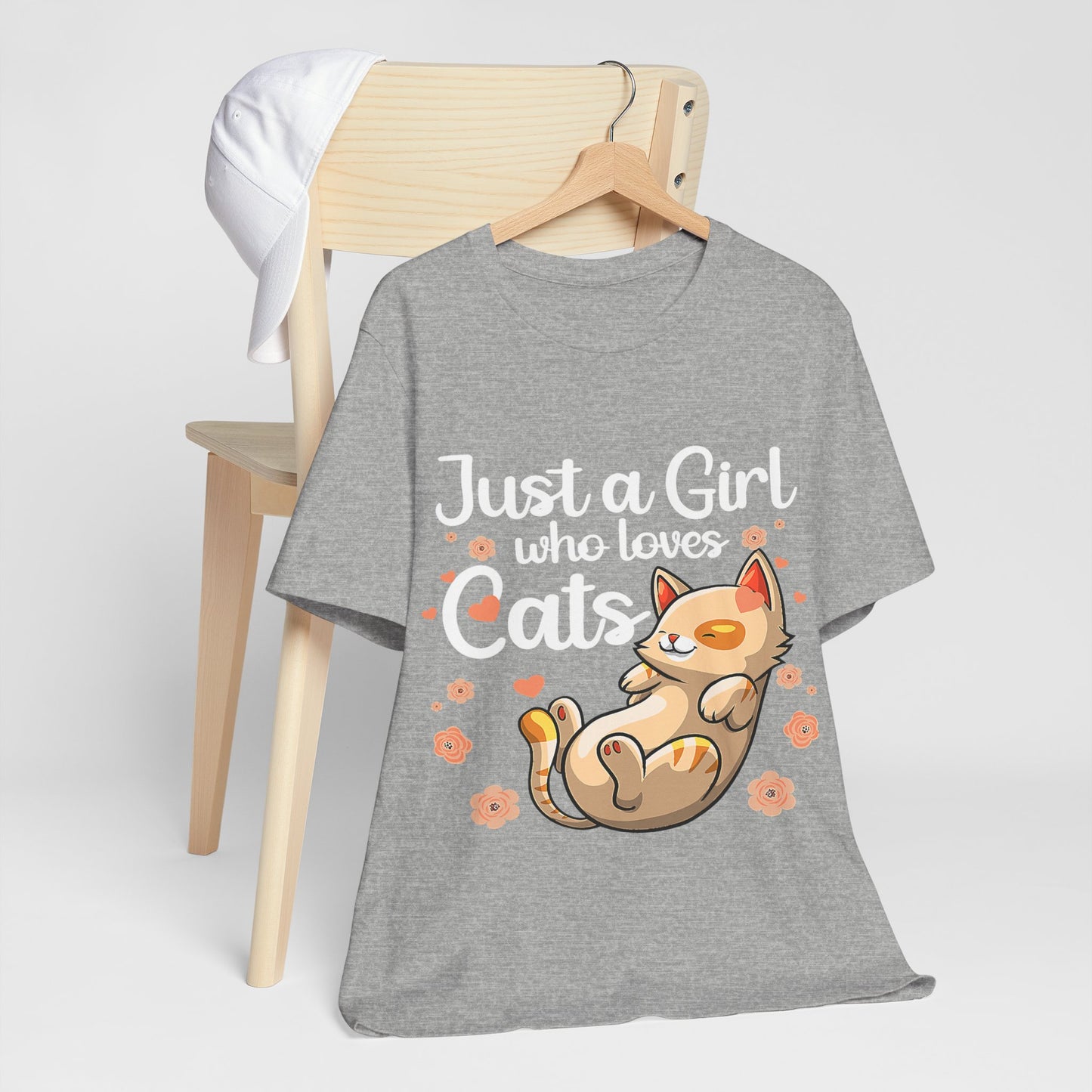 Adorable Cat Graphic Tee, Cute Cat Shirt, Gift for Cat Lovers, Pet Lovers Apparel, Casual Unisex Tee, Fun Animal T-shirt