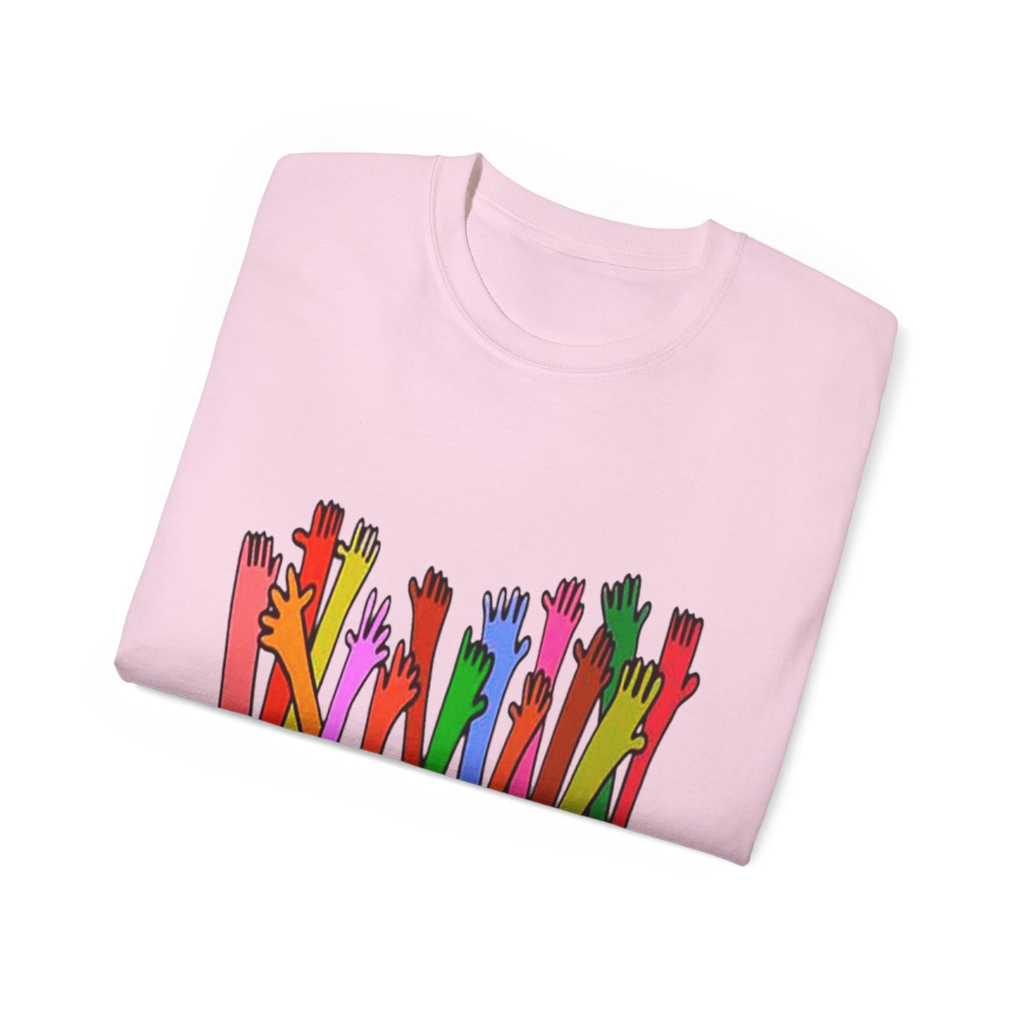 Inclusive Vibes Tee, Everyone is Welcome Here T-Shirt, Unity Tee, Proud Ally Shirt, Colorful Art Tee, Comfortable Cotton T-Shirt
