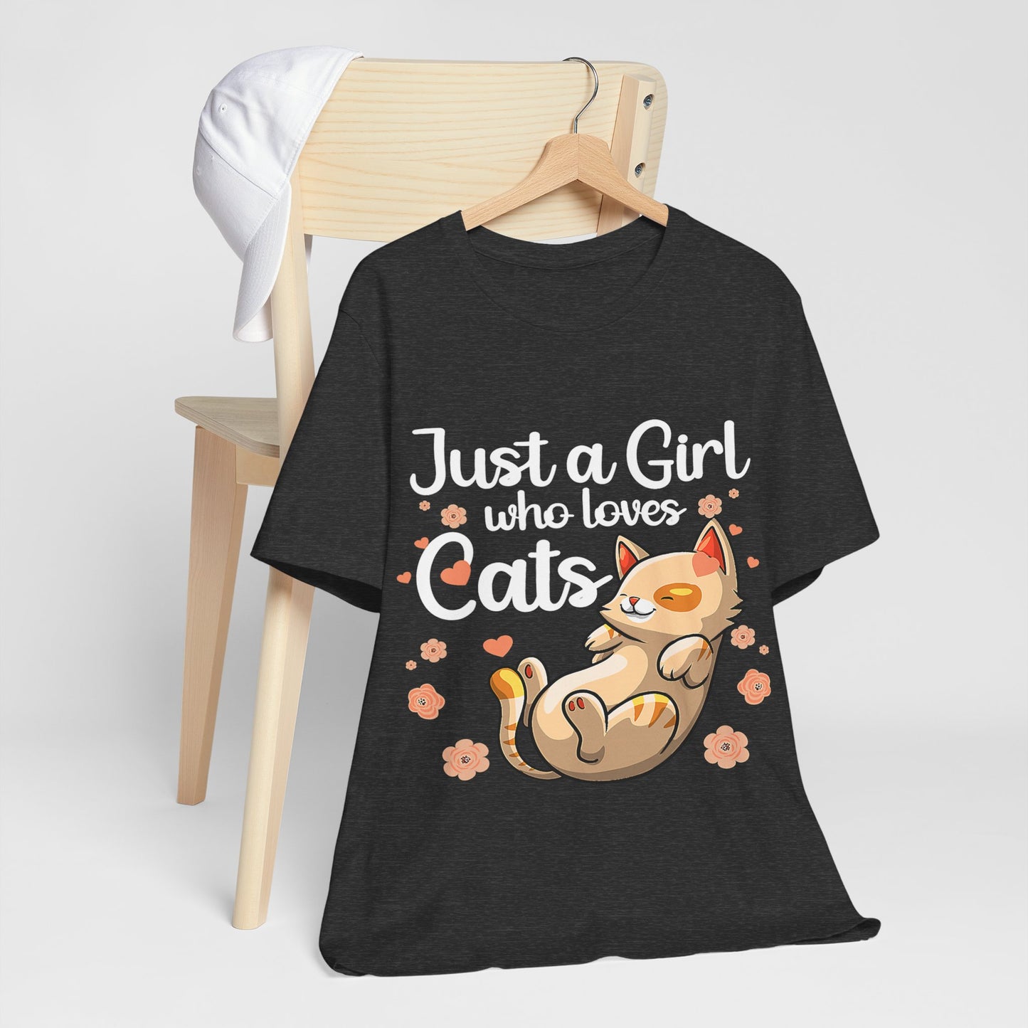 Adorable Cat Graphic Tee, Cute Cat Shirt, Gift for Cat Lovers, Pet Lovers Apparel, Casual Unisex Tee, Fun Animal T-shirt