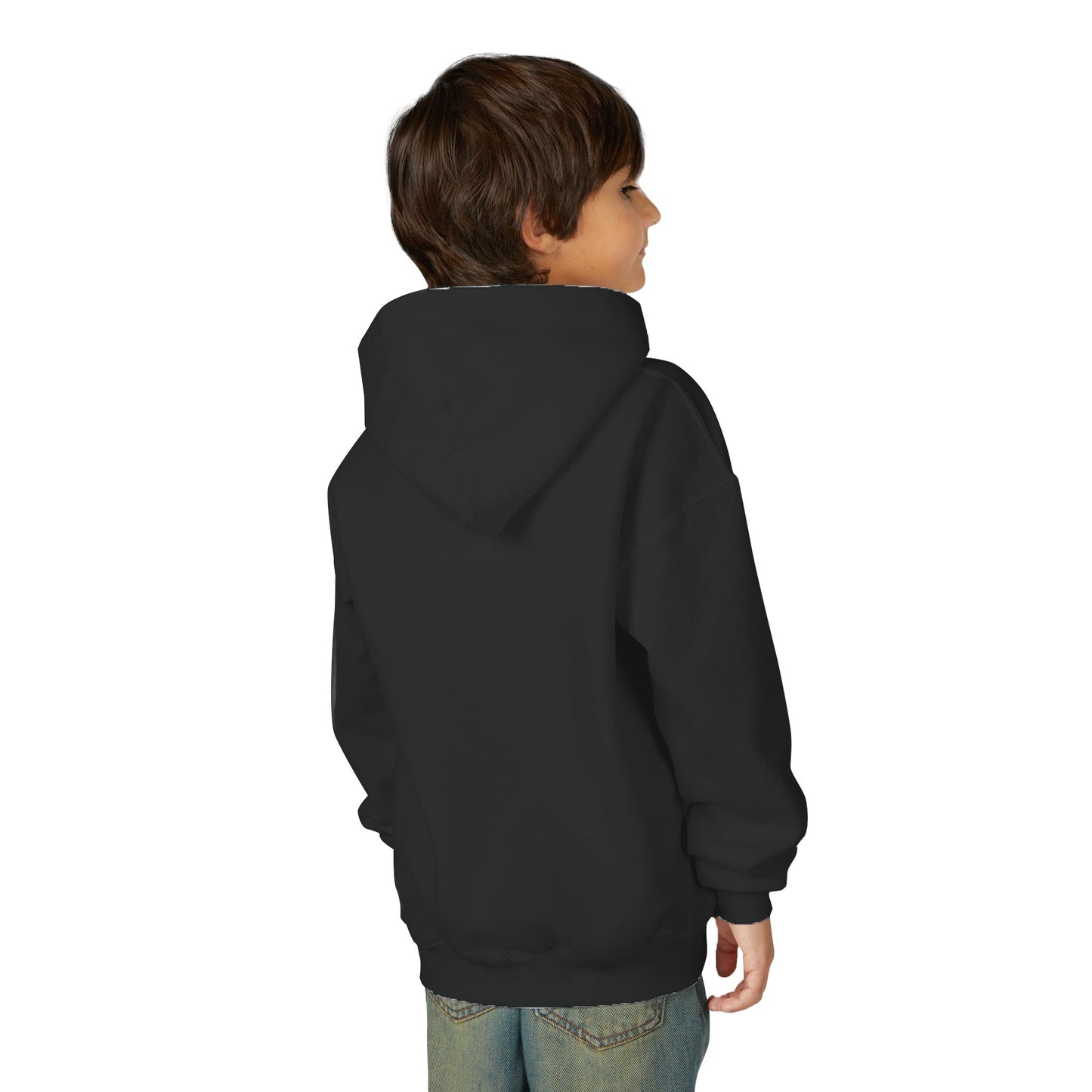 Youth Hooded Sweatshirt - Everyone is Welcome Here, Rainbow Sweatshirt, Cozy Pullover, Inclusive Gift, Kids Hoodie, LGBTQ+ Apparel